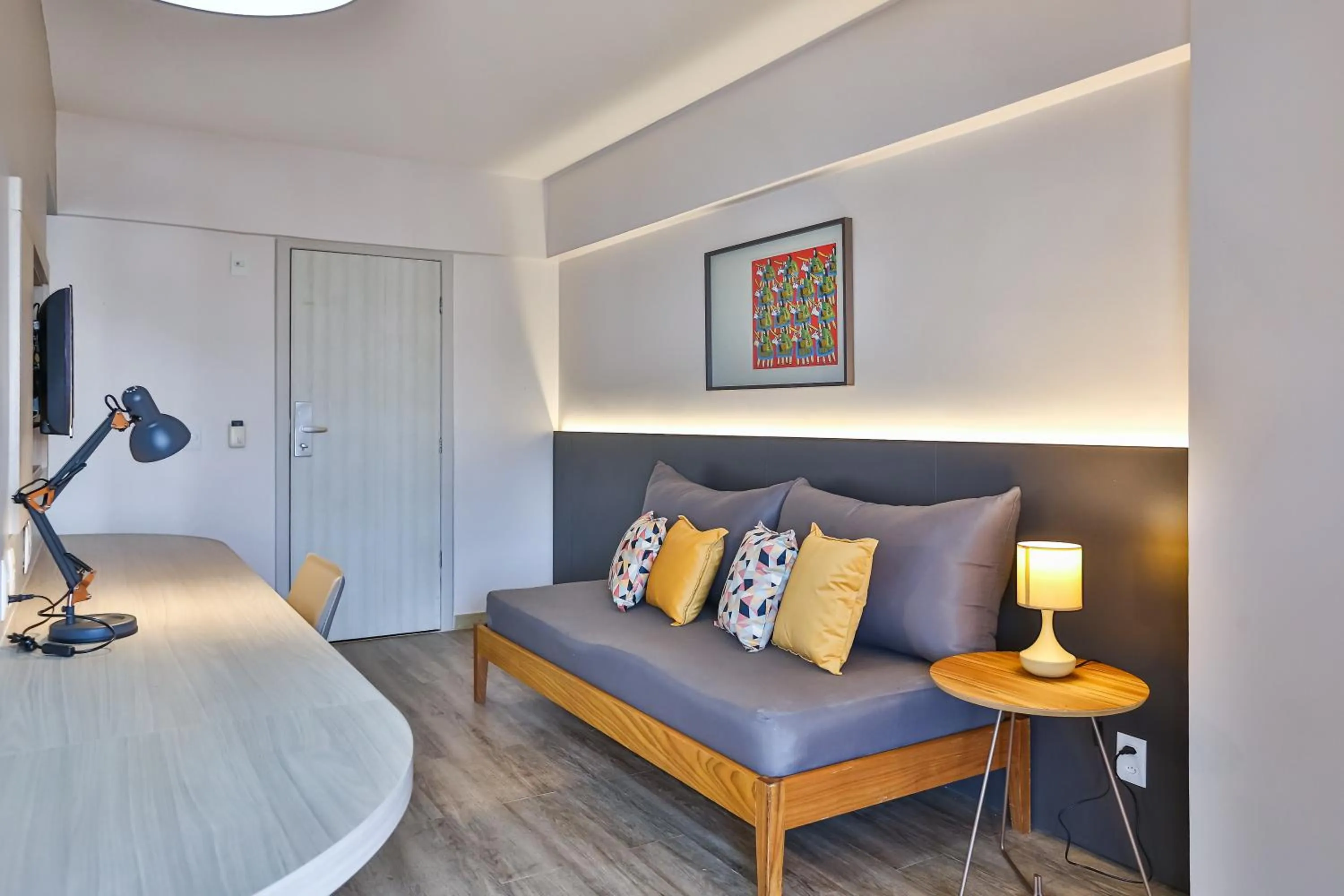 Living room in San Marino Hotel