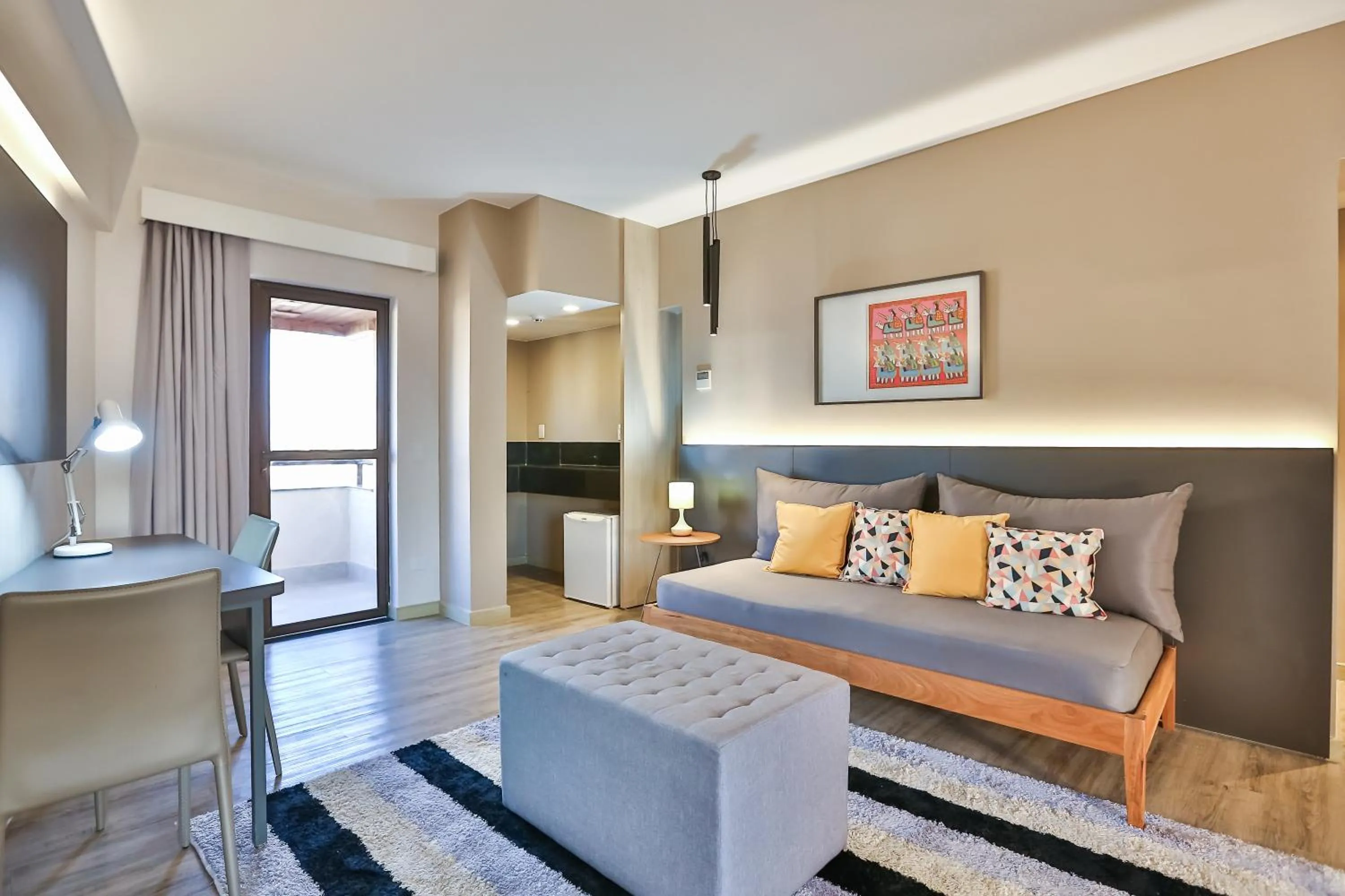 Living room in San Marino Hotel