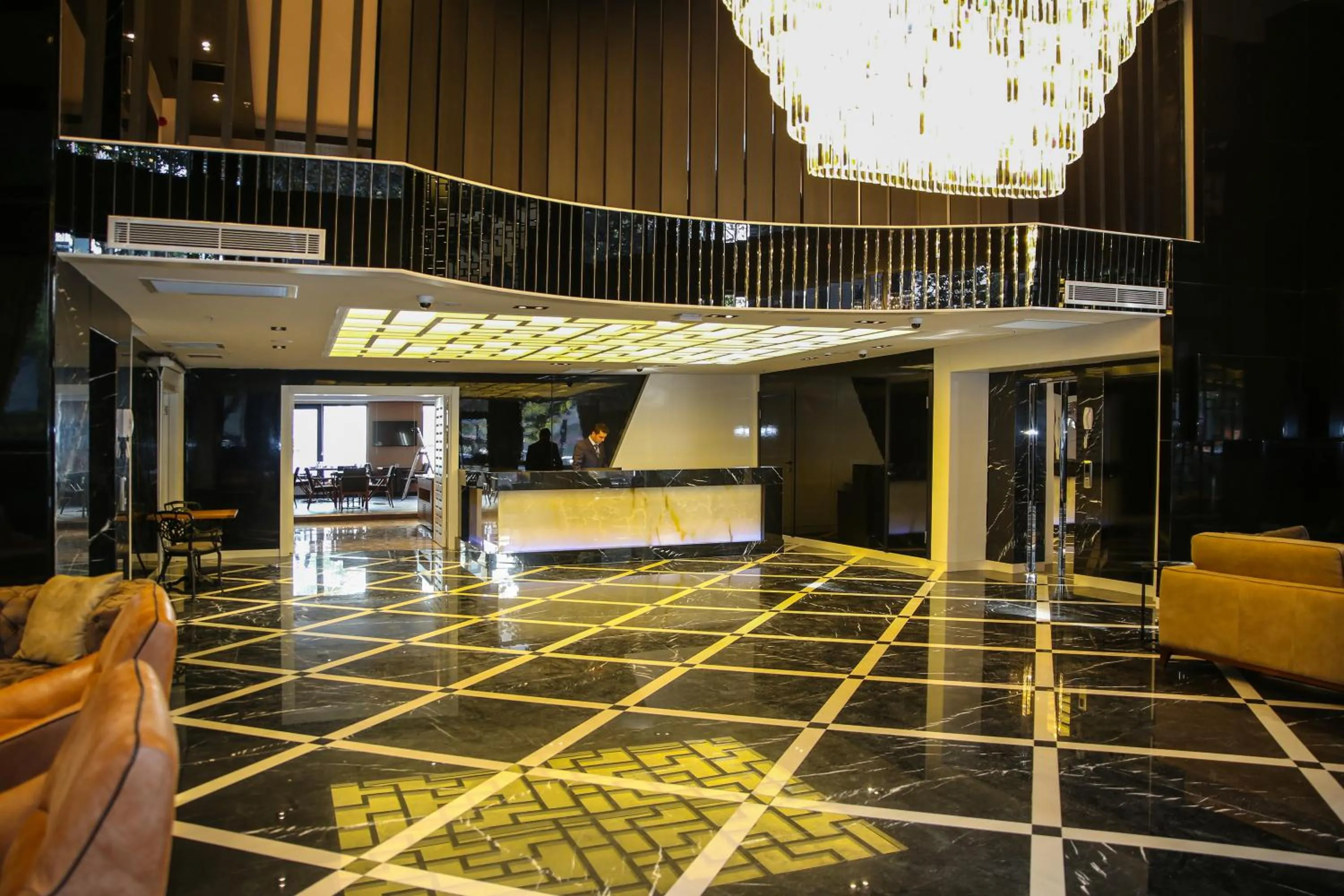 Lobby or reception in New Gate Hotel