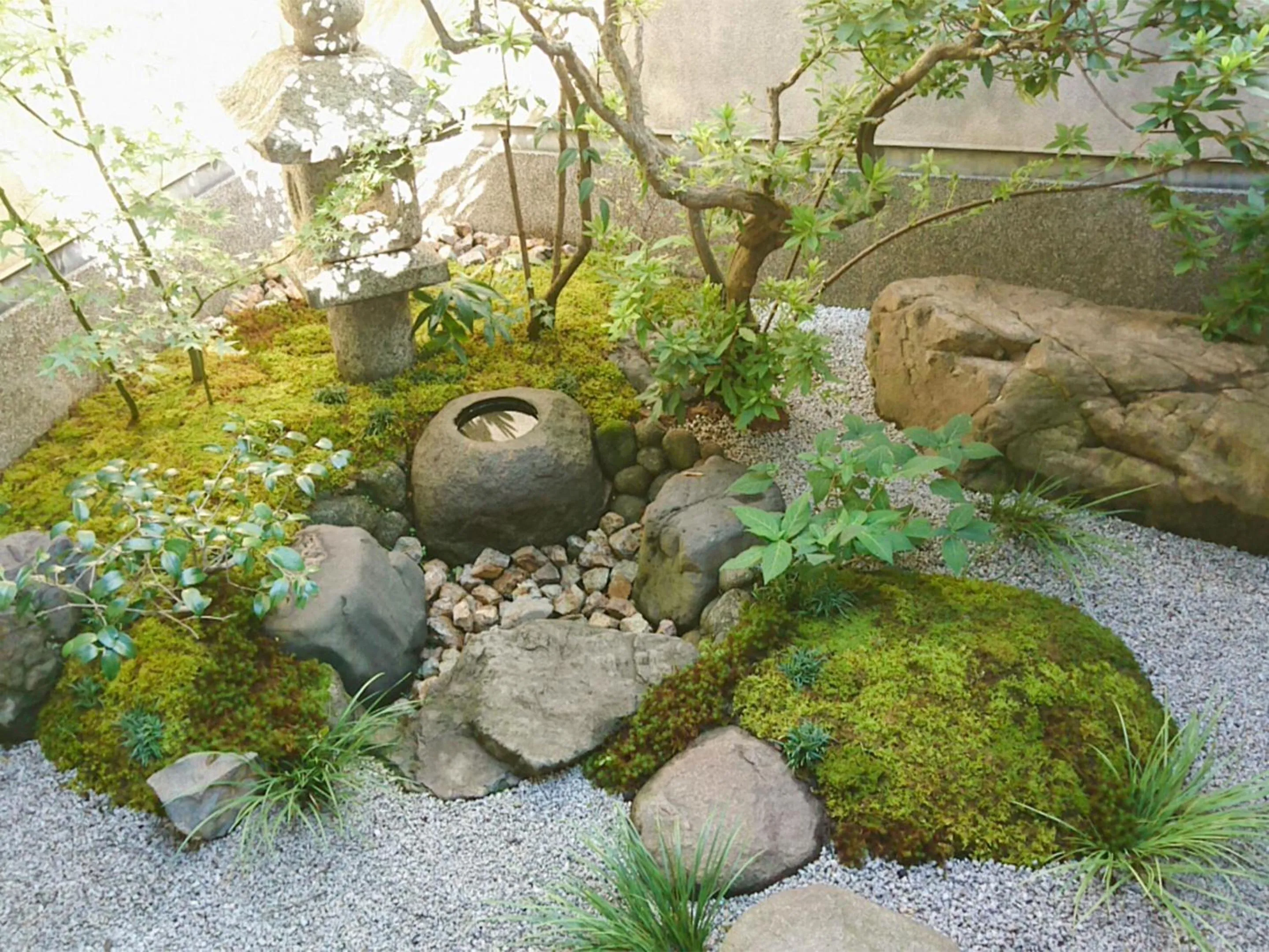 Garden view in Ryokan Tanoya