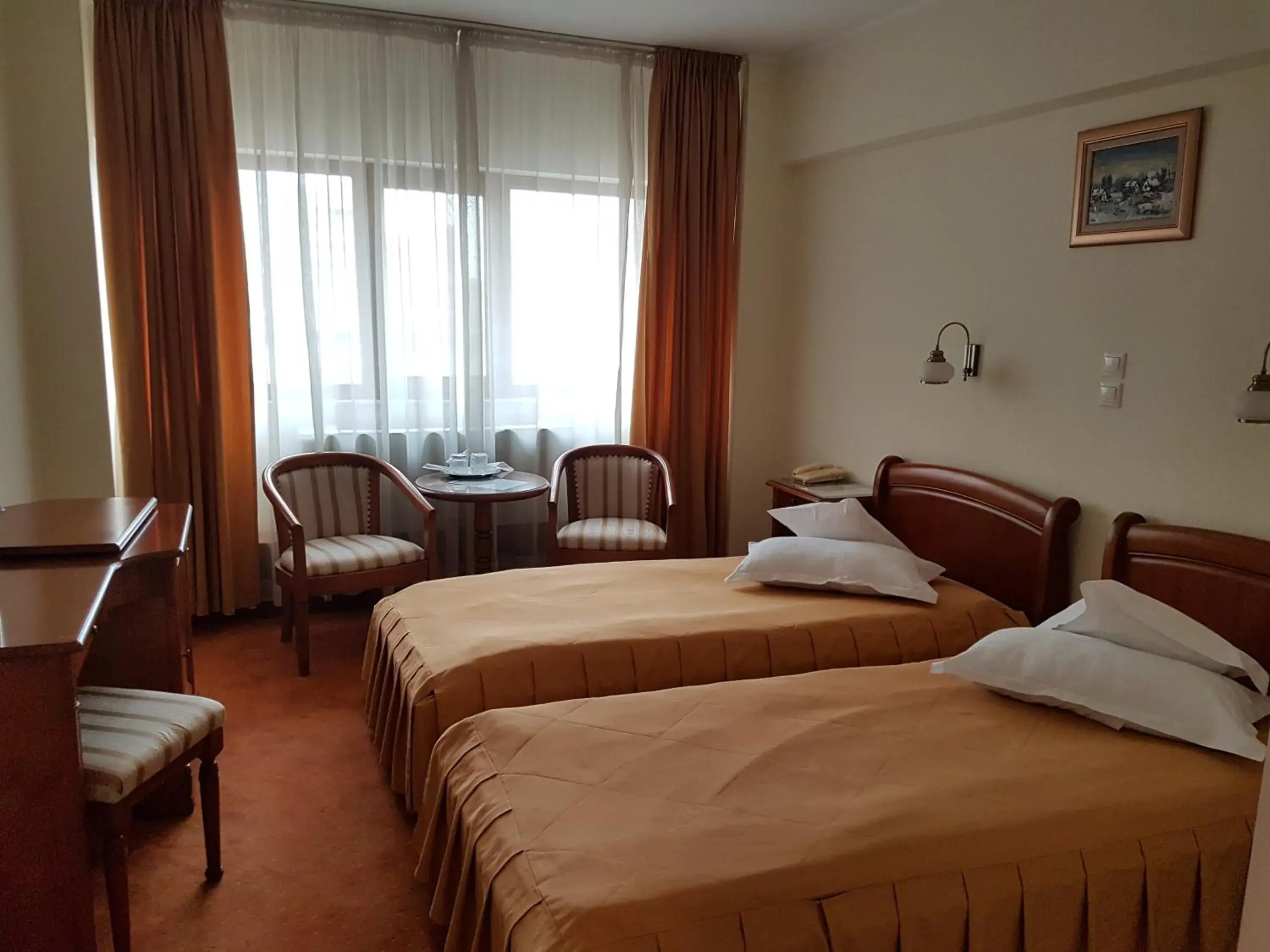 Twin Room with Palace View - single occupancy in Hotel Moldova Twin Room with Palace View - single occupancy in Hotel Moldova