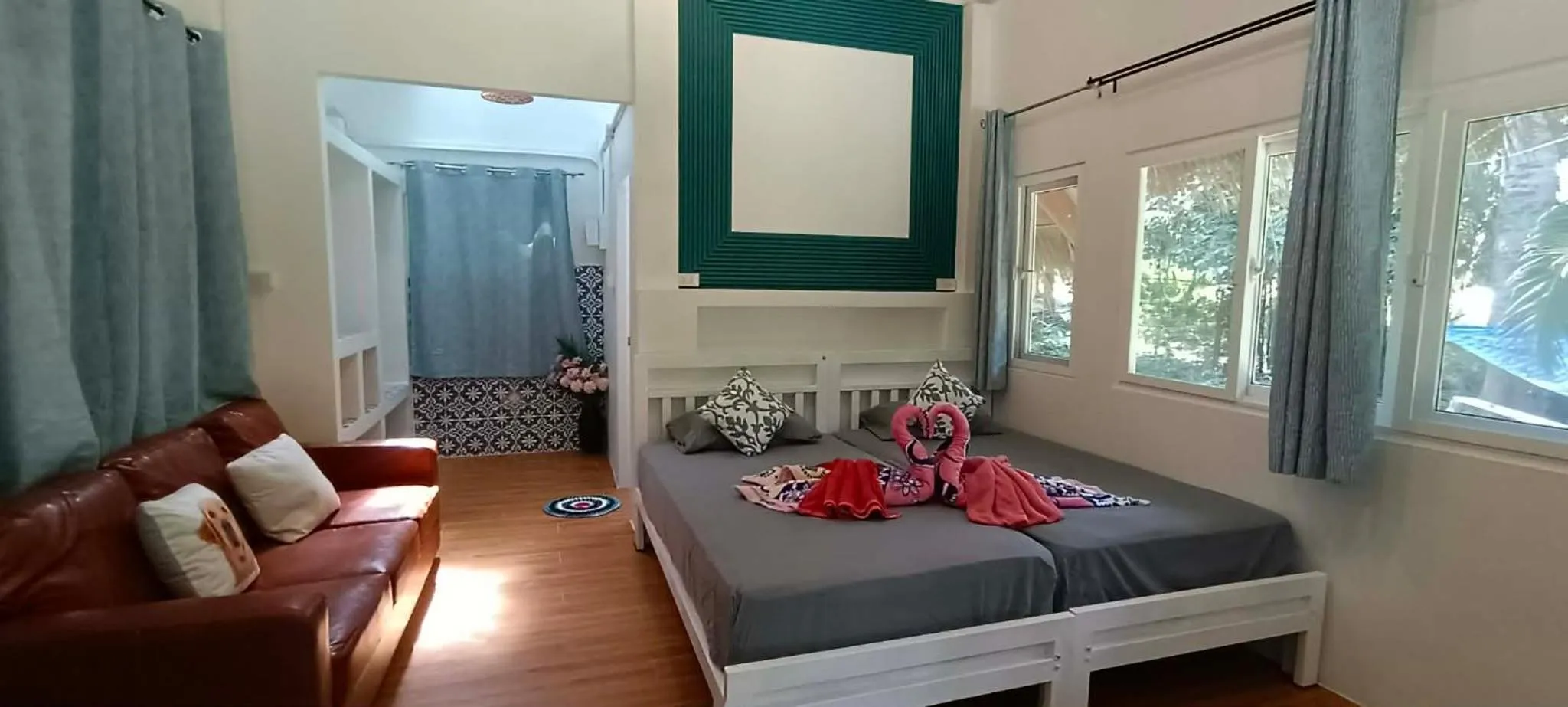 Bed in Baan Suan Kayoo 2 Buffalo Bay Aow Khao Kwai