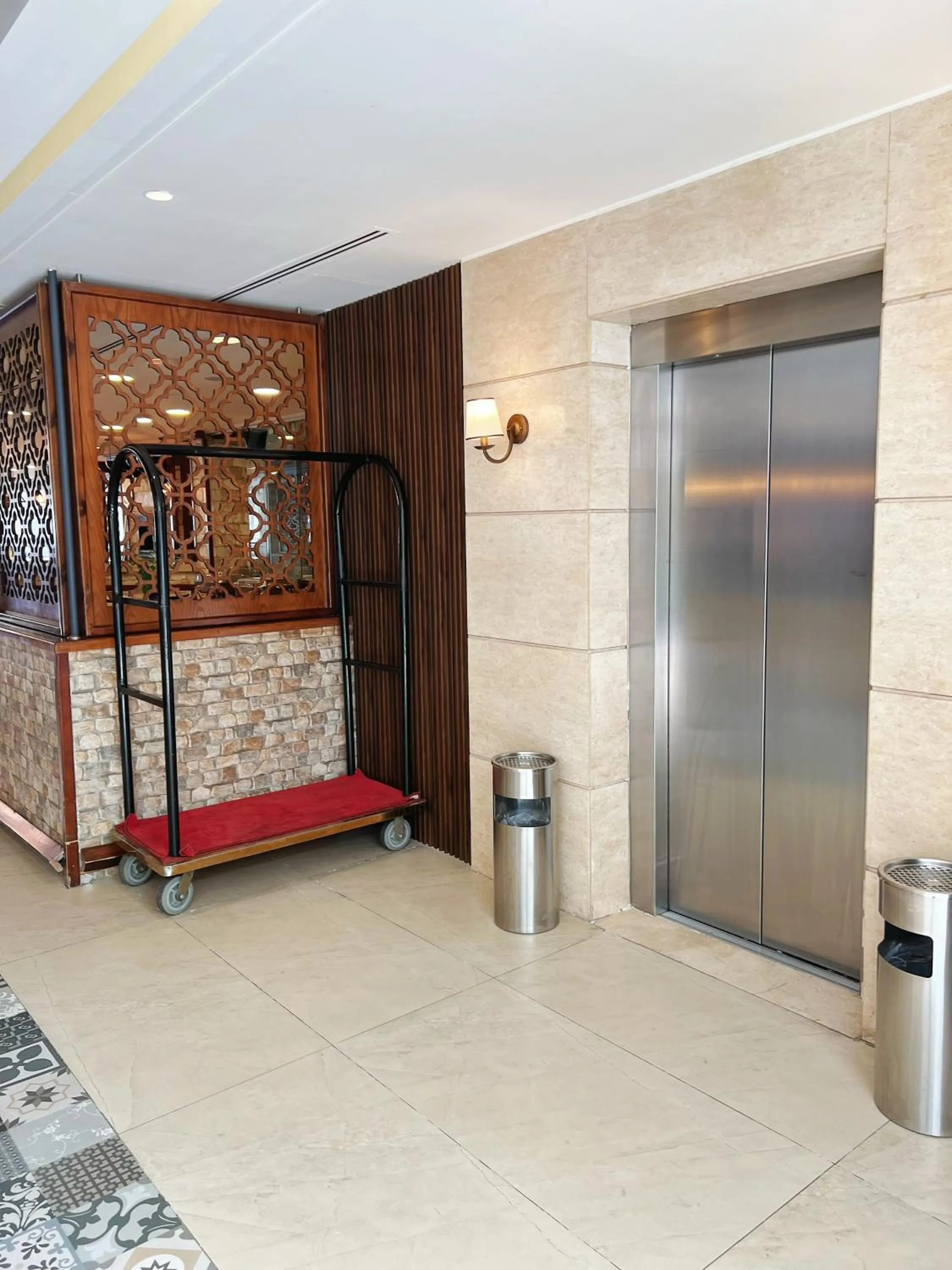 elevator in The Seventh Star Hotel Suites