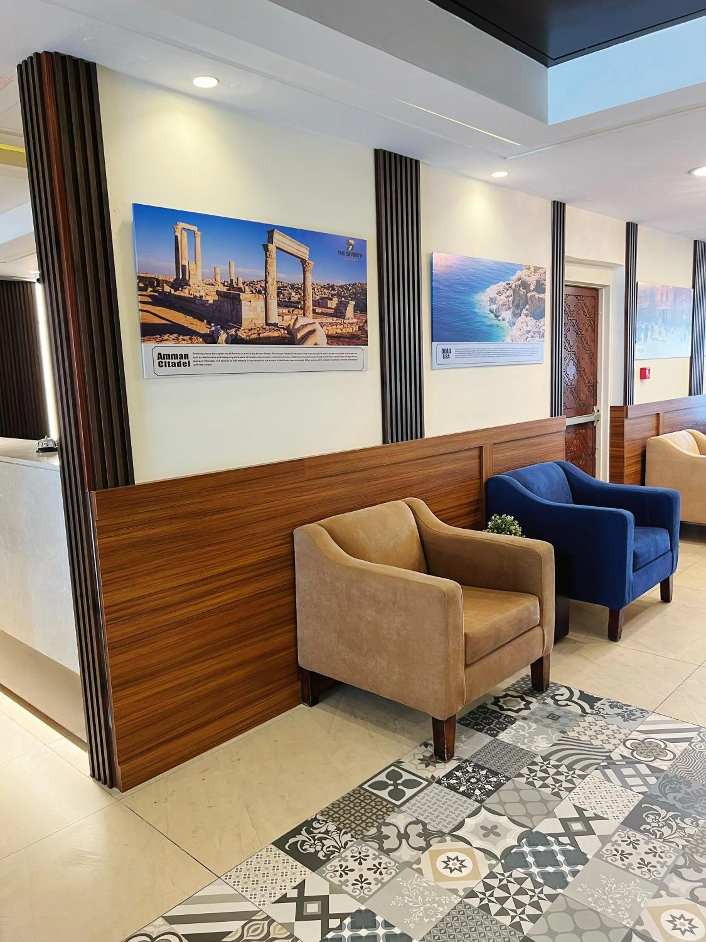 Seating area in The Seventh Star Hotel Suites