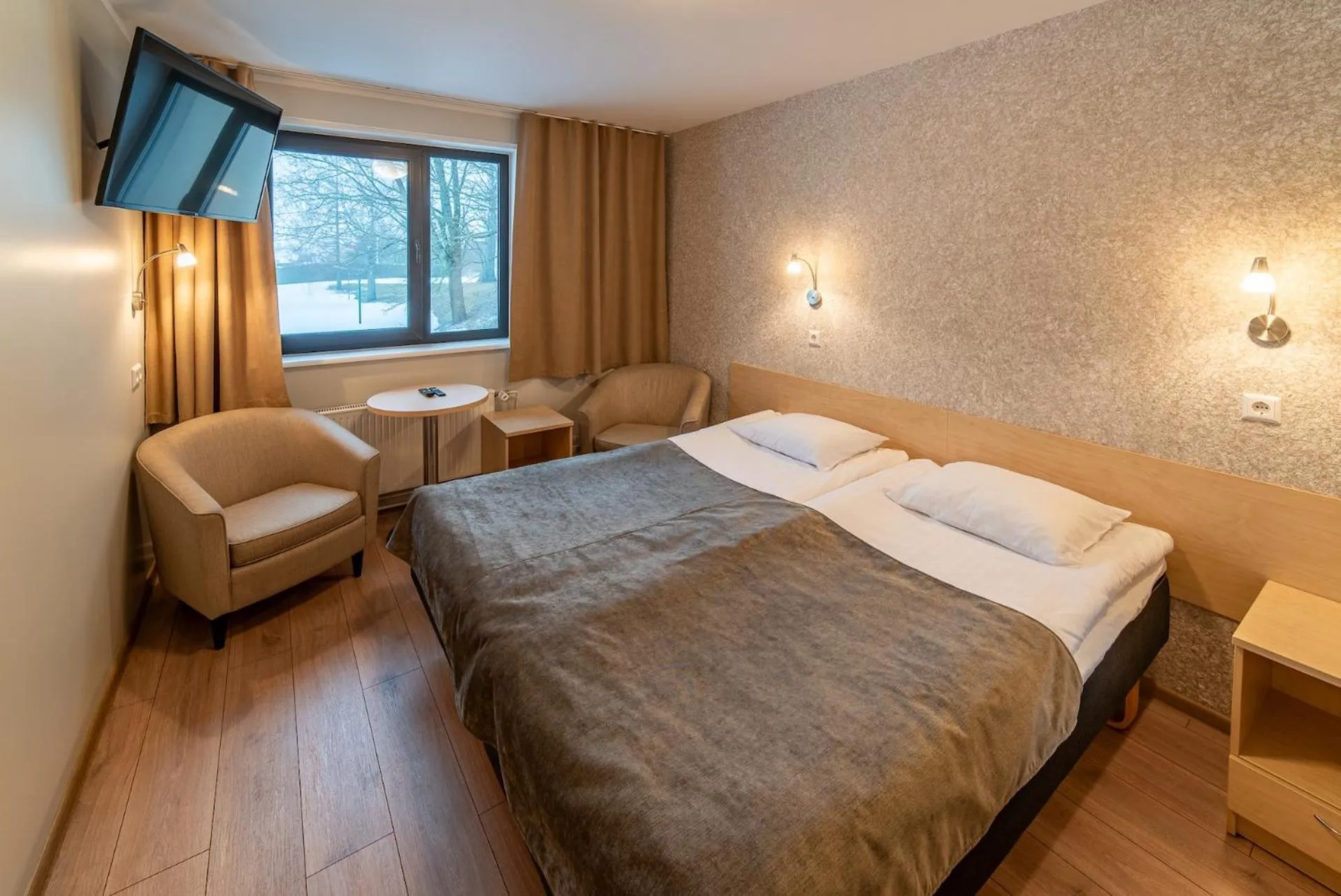 Bed in Hotel Karupesa