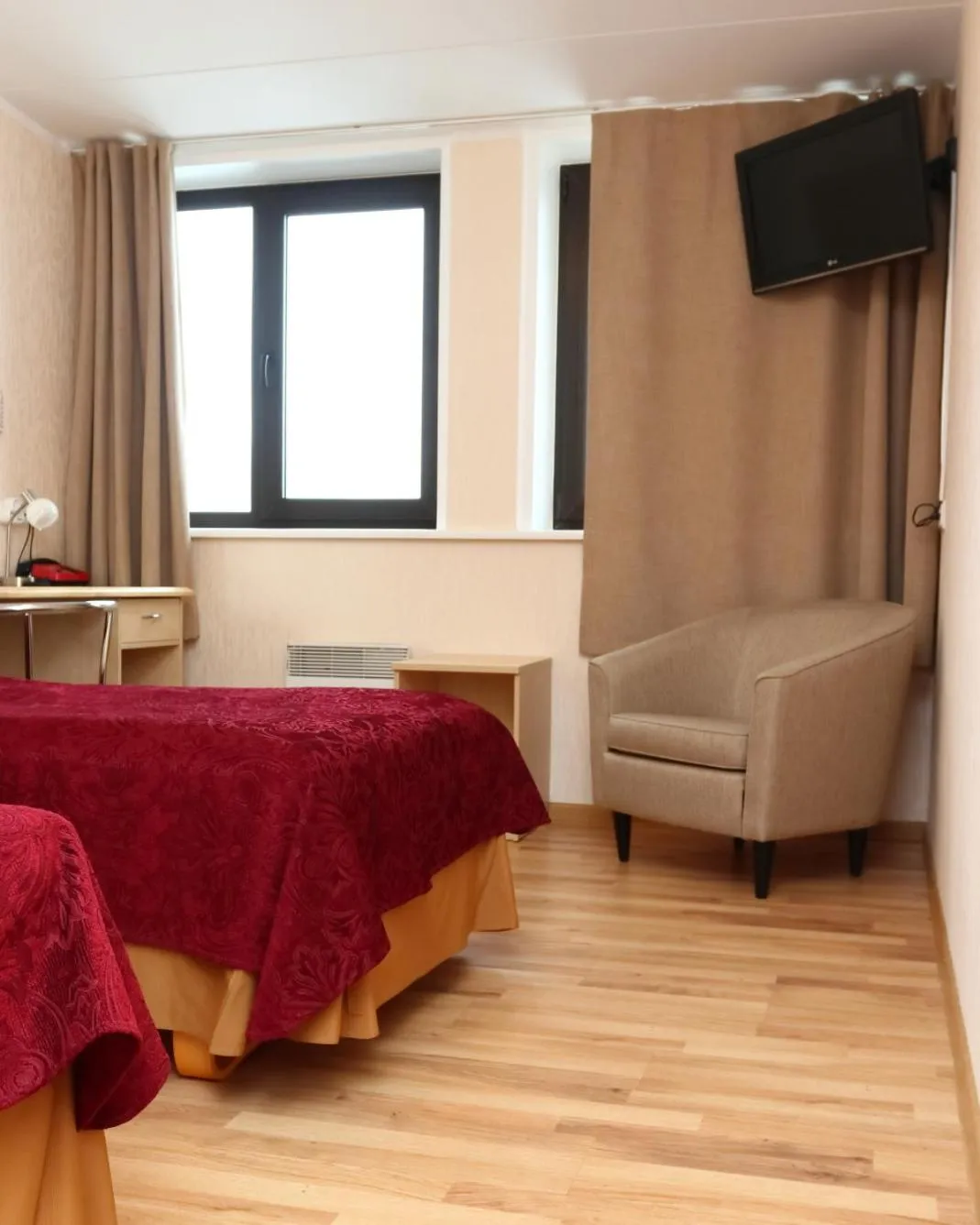 Bed in Hotel Karupesa