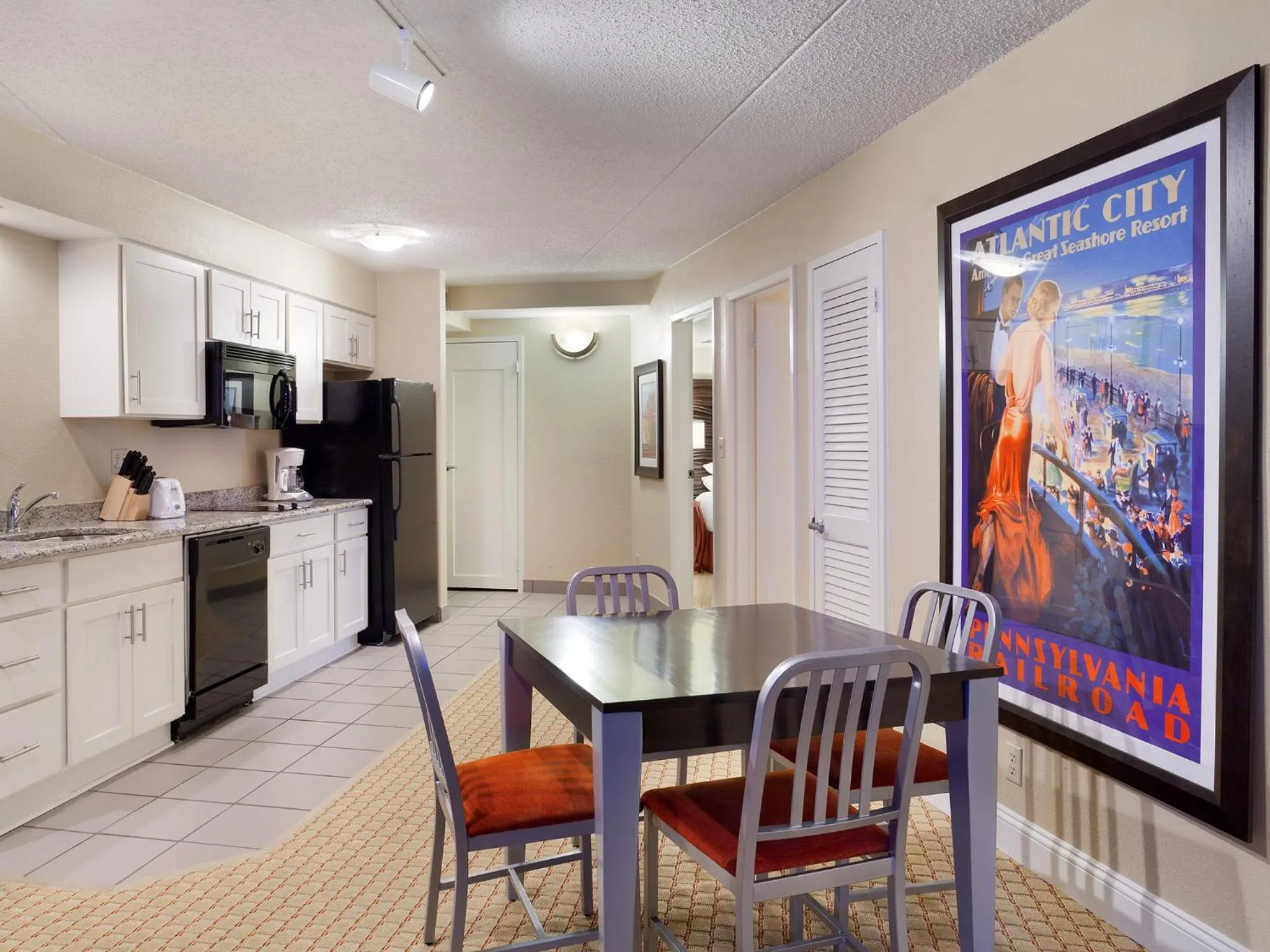 Kitchen or kitchenette in Boardwalk Resorts at Atlantic Palace