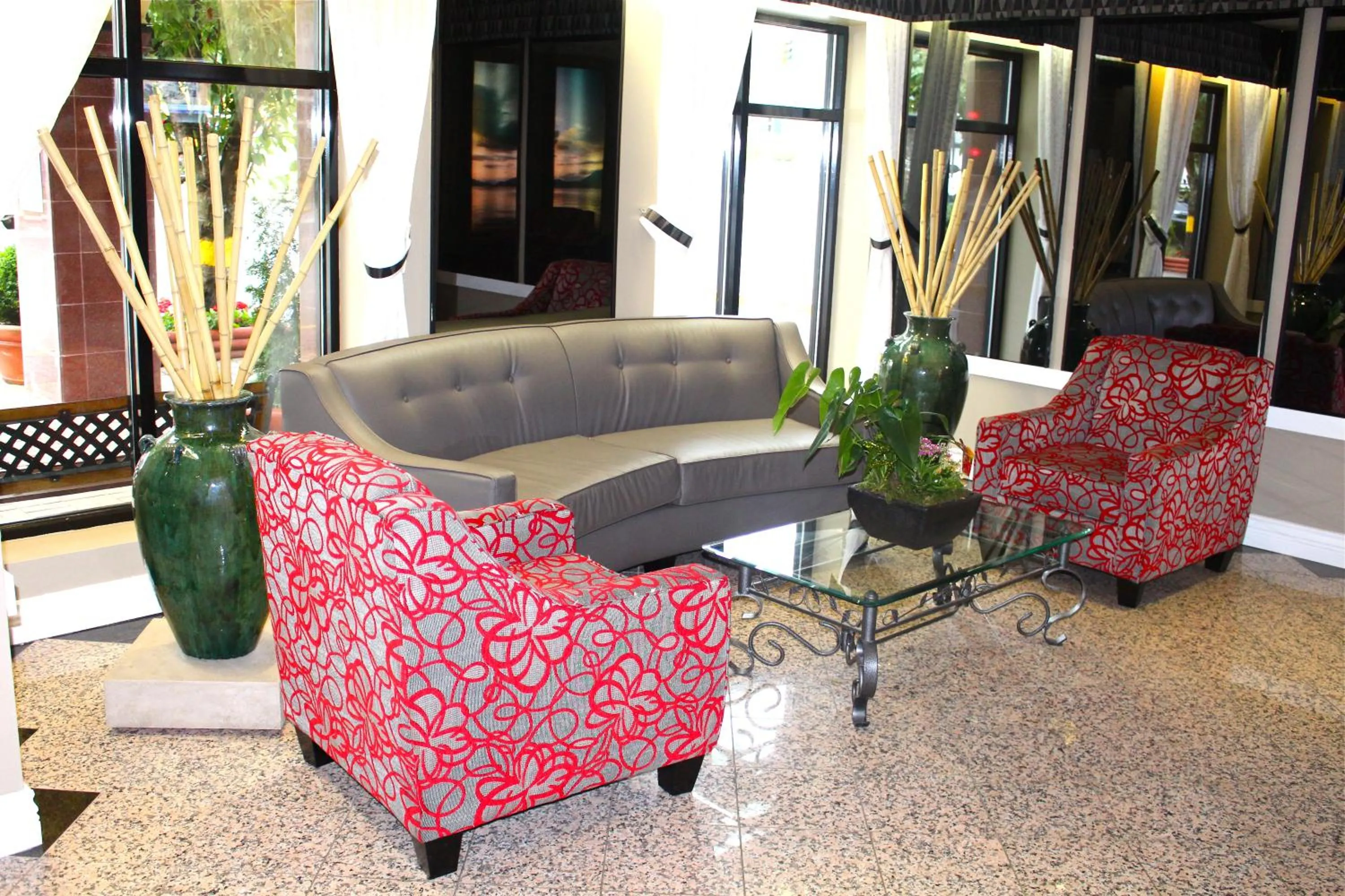 Lobby or reception in Harrison Lake Hotel