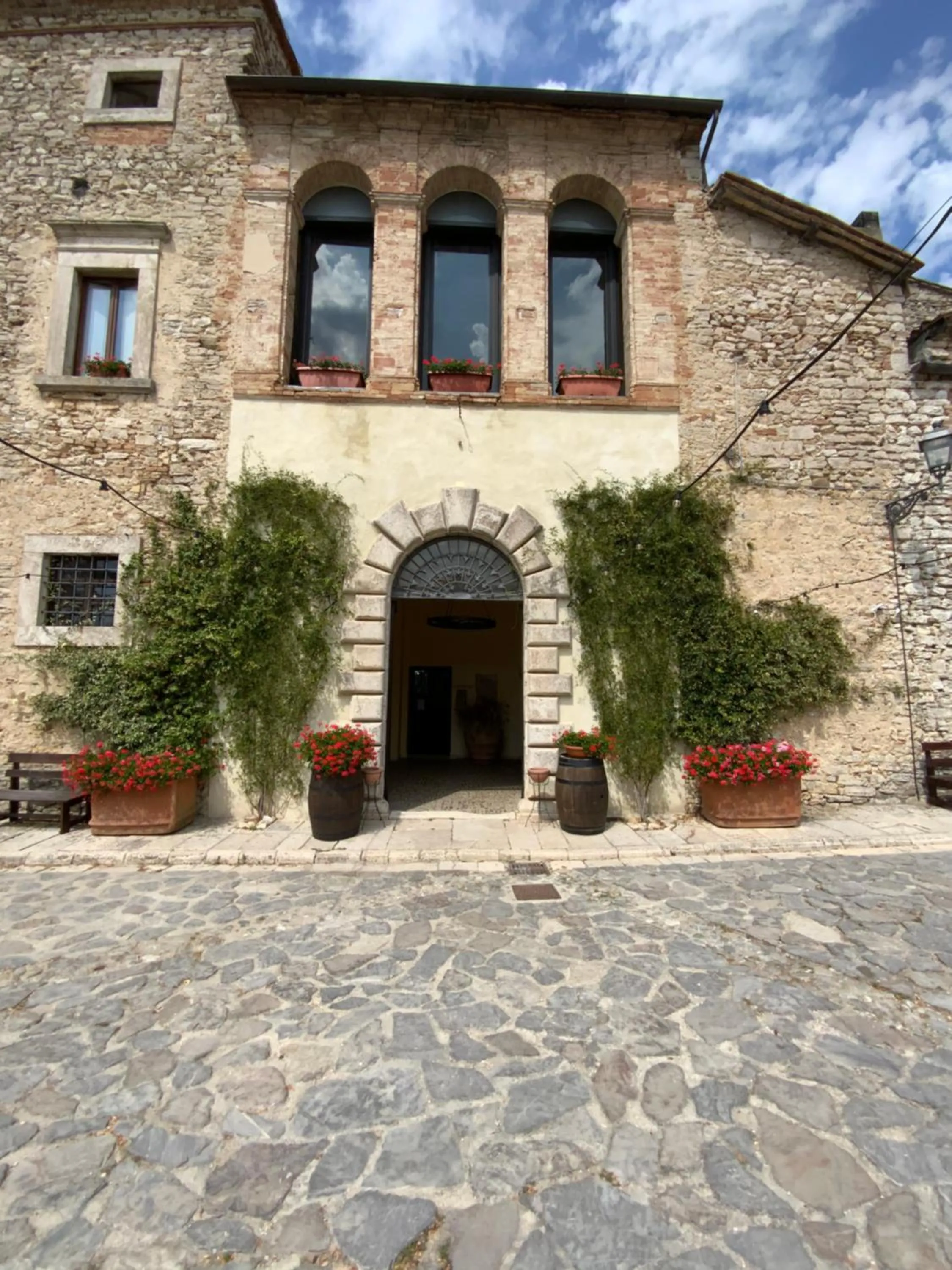 Facade/entrance in Castello di Titignano