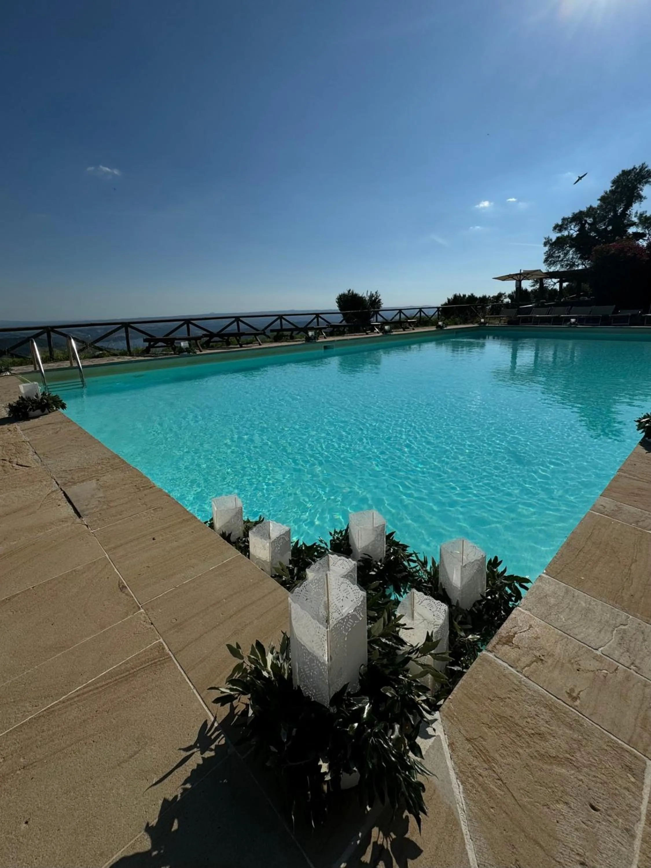 Swimming pool in Castello di Titignano