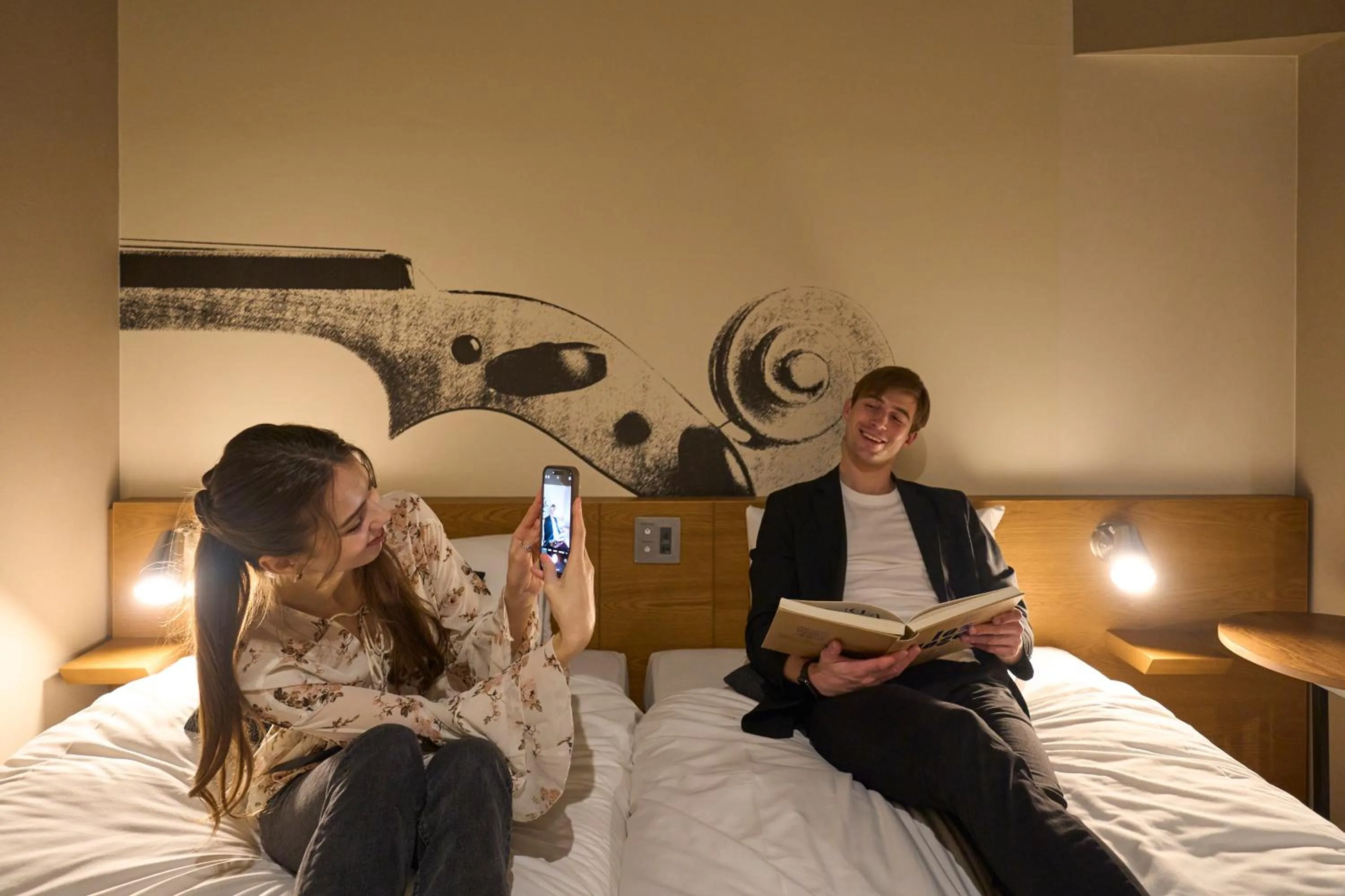 Bed in Hotel Resol Nagoya