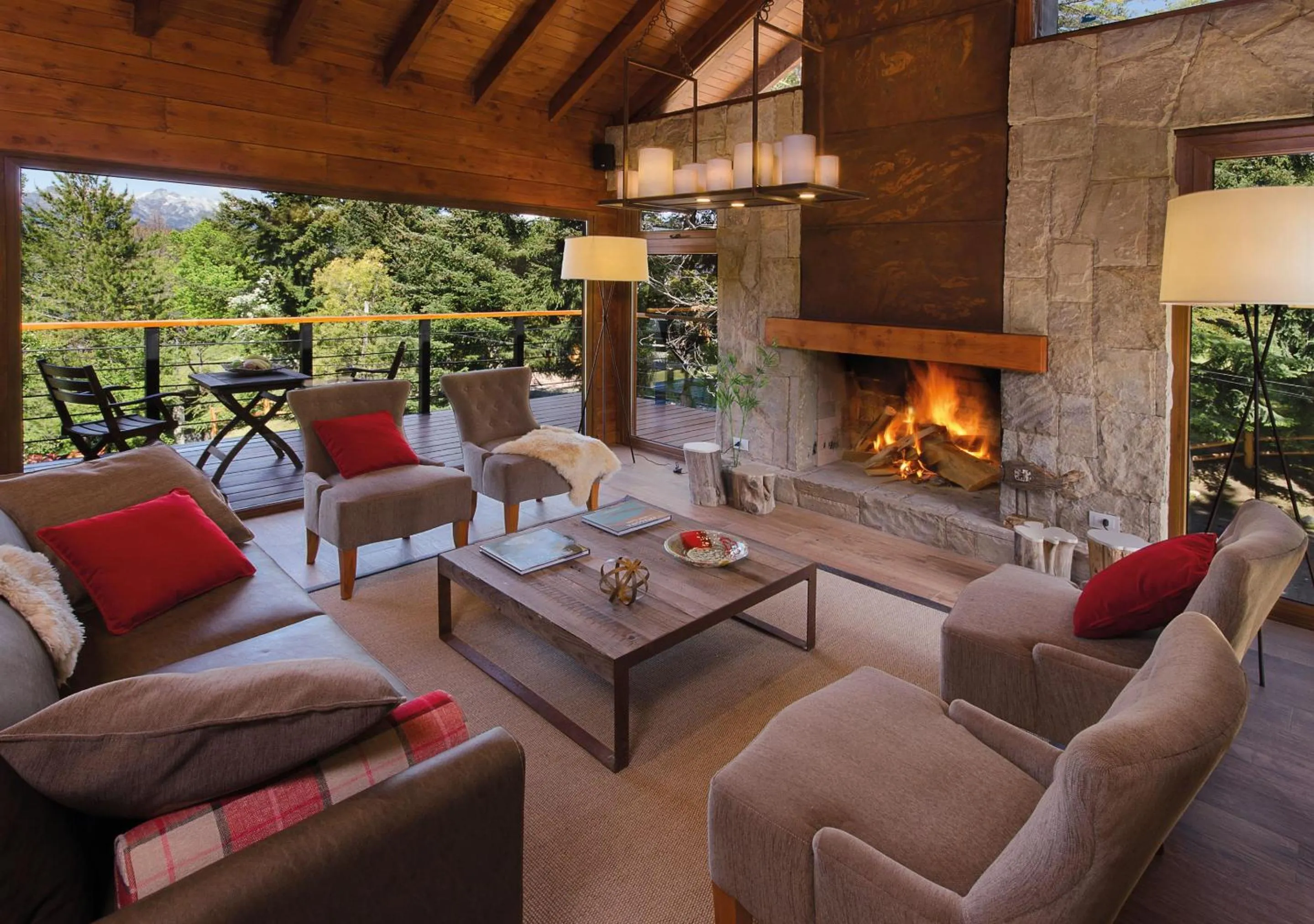 Living room in Huenú by DOT Boutique