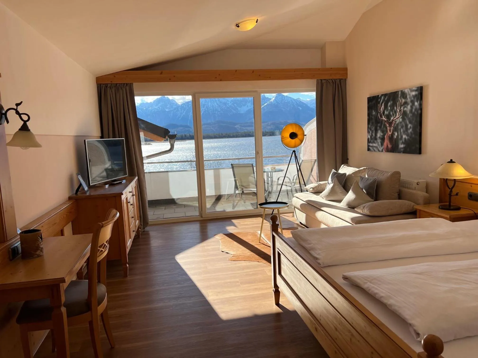 Bed in Hotel Fischer am See