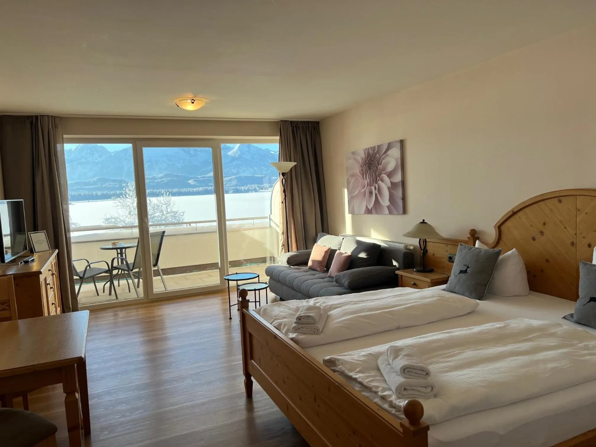 Bed in Hotel Fischer am See