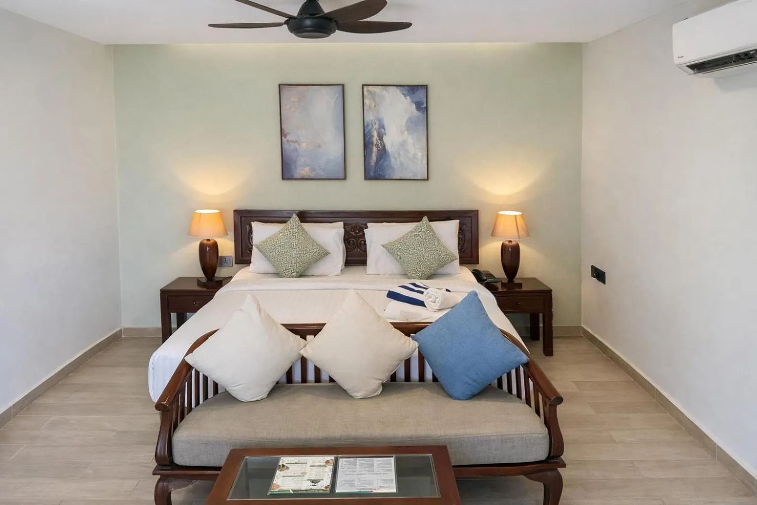 Bed in Frangipani Langkawi Resort