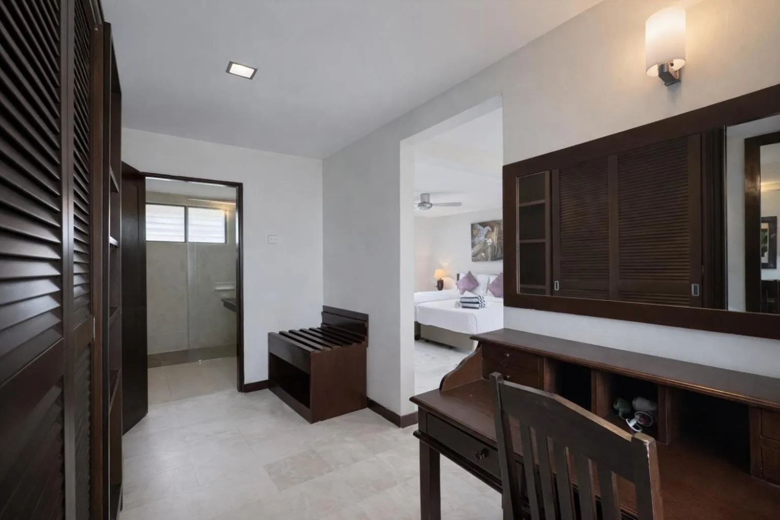 Bed in Frangipani Langkawi Resort