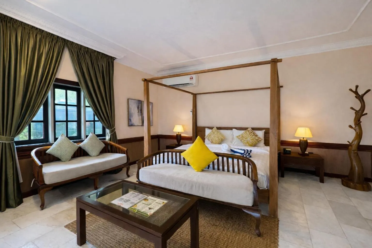 Bed in Frangipani Langkawi Resort