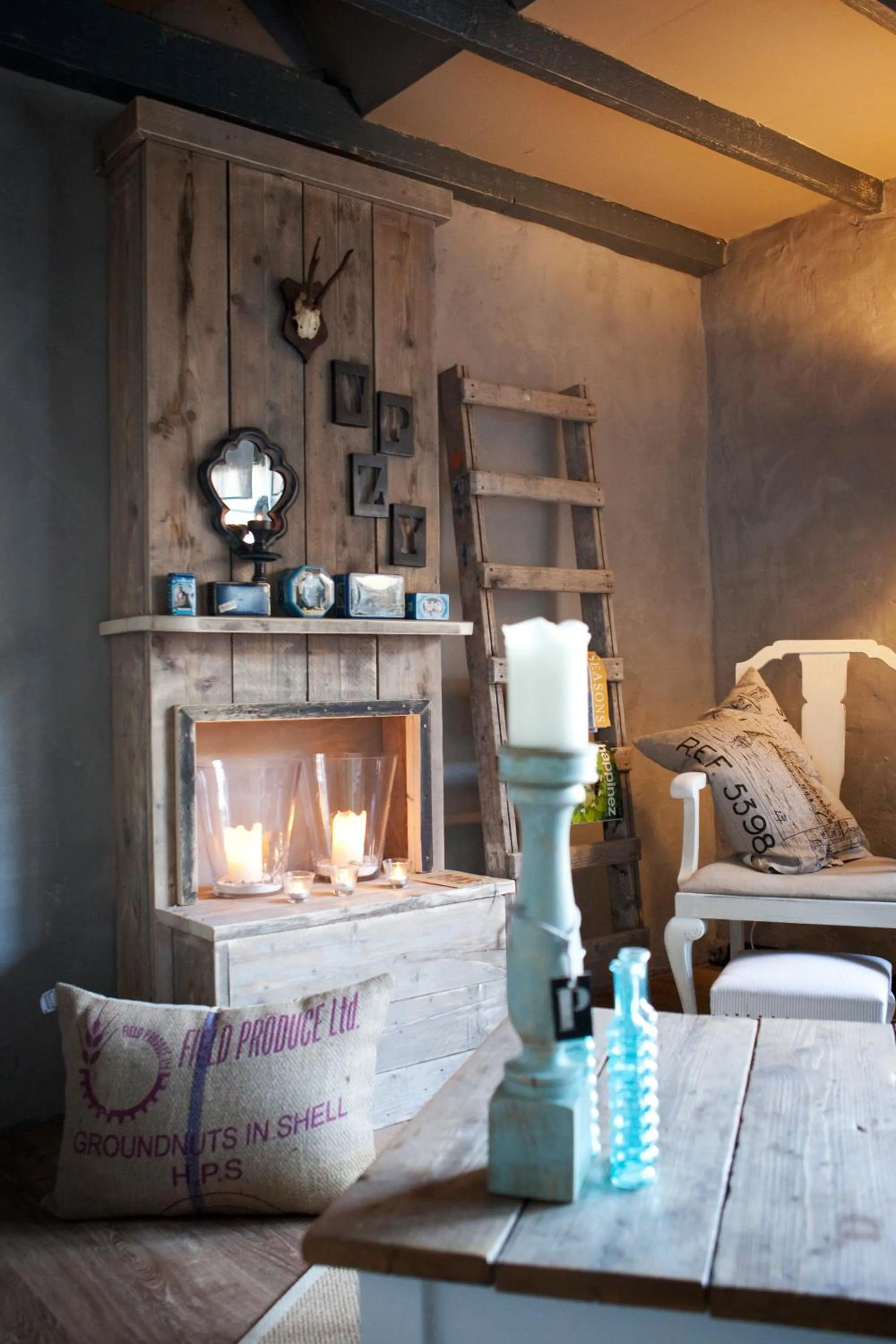 Living room, Bed in Smederij Texel