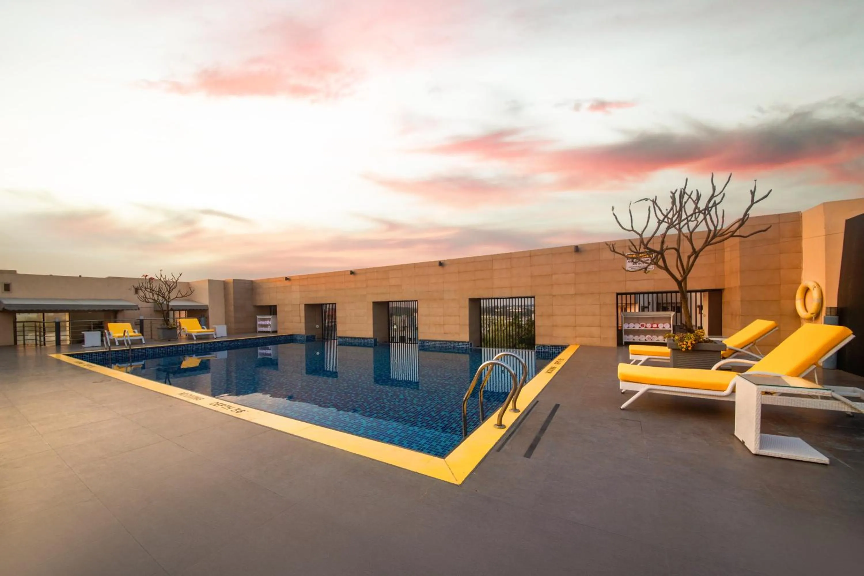 Pool view in Greenpark Hyderabad