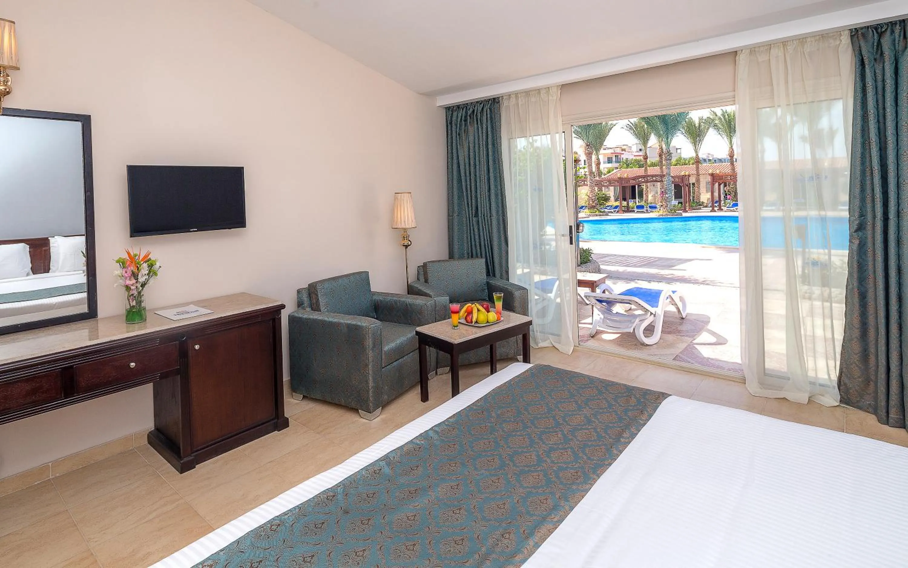 Pool view in Hawaii Riviera Aqua Park Resort - Families and Couples Only