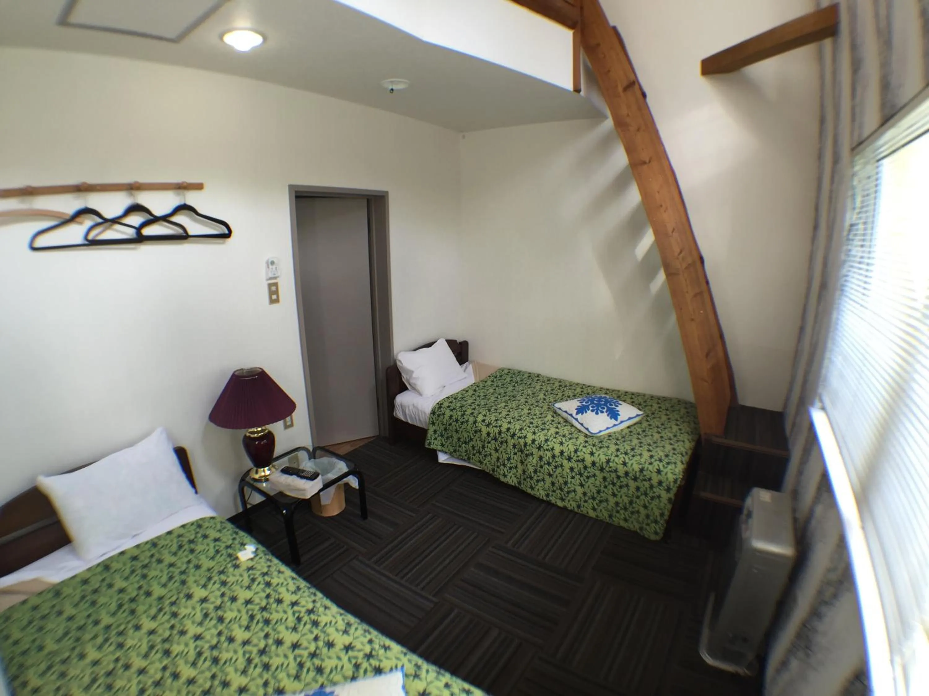 Bedroom, Bed in Pension Fryingpan