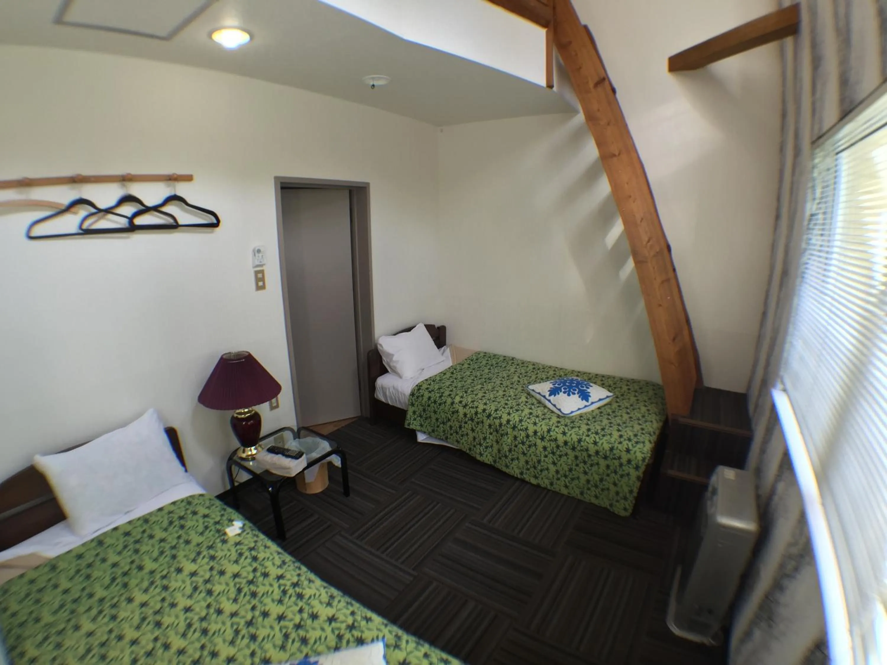 Bed in Pension Fryingpan