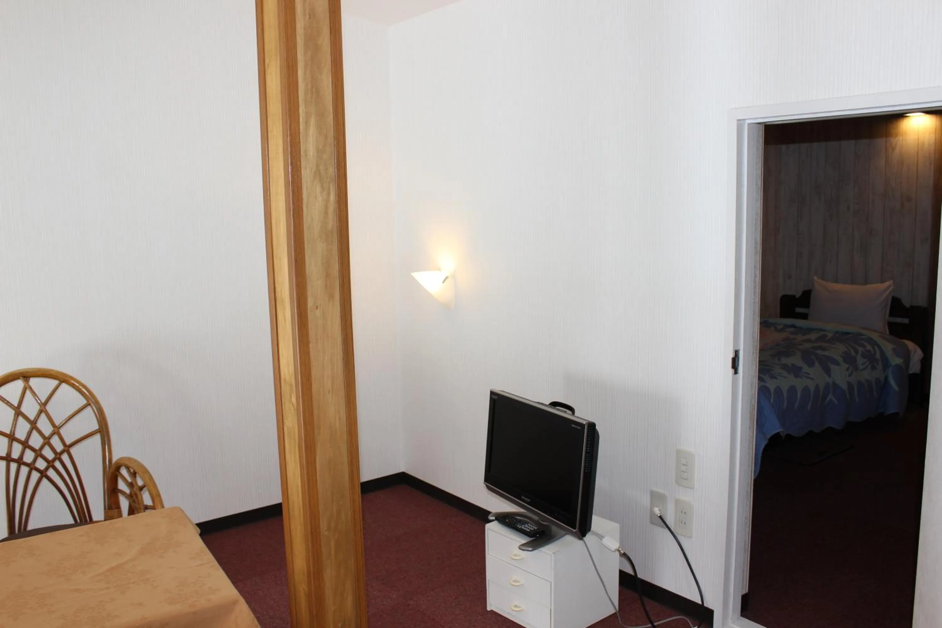 Living room, Bed in Pension Fryingpan