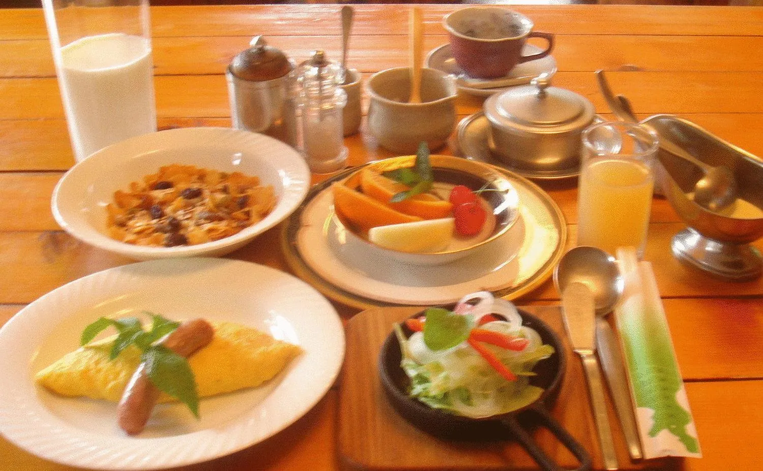 Food close-up in Pension Fryingpan