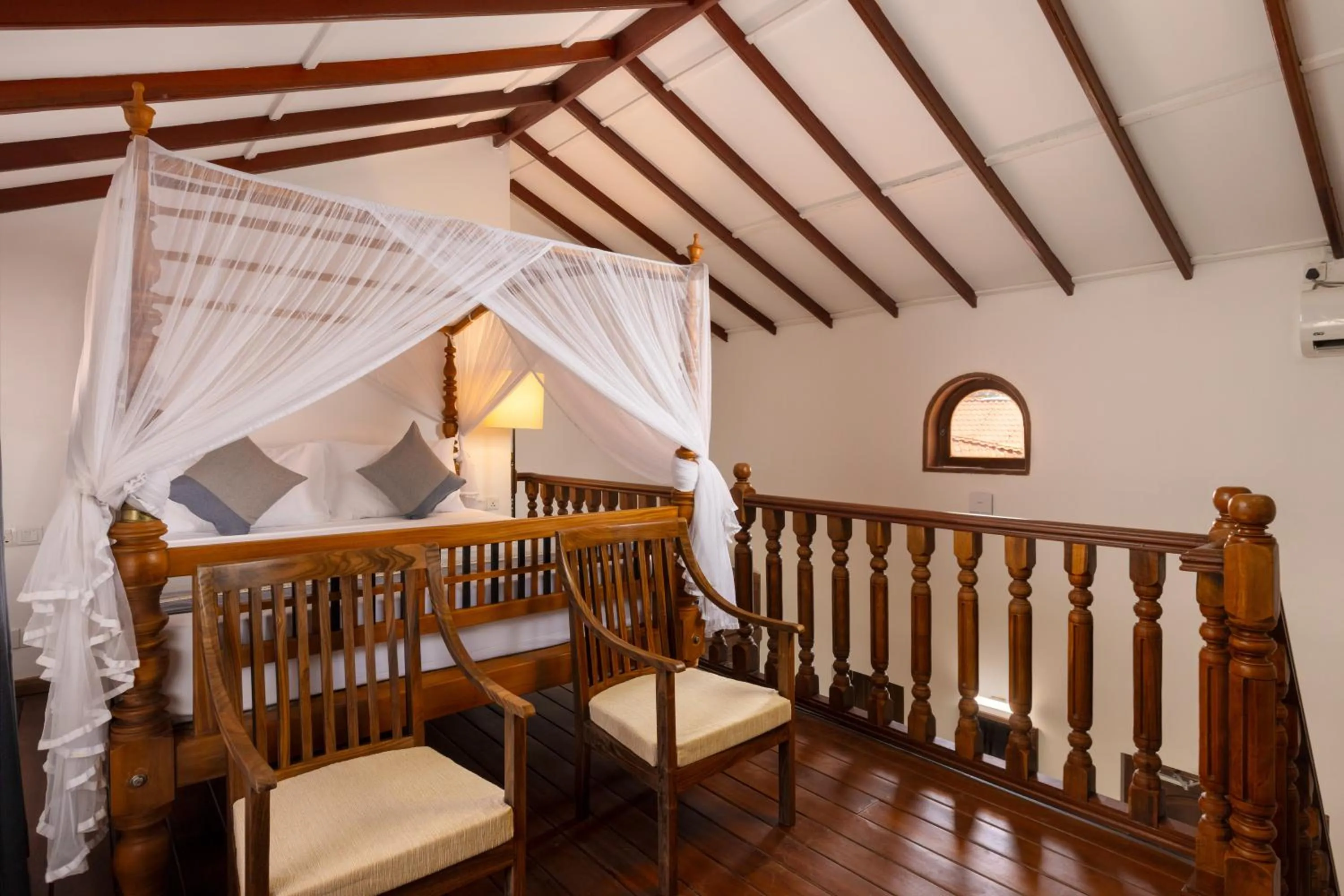 Seating area, Bed in Dickwella Resort and Spa