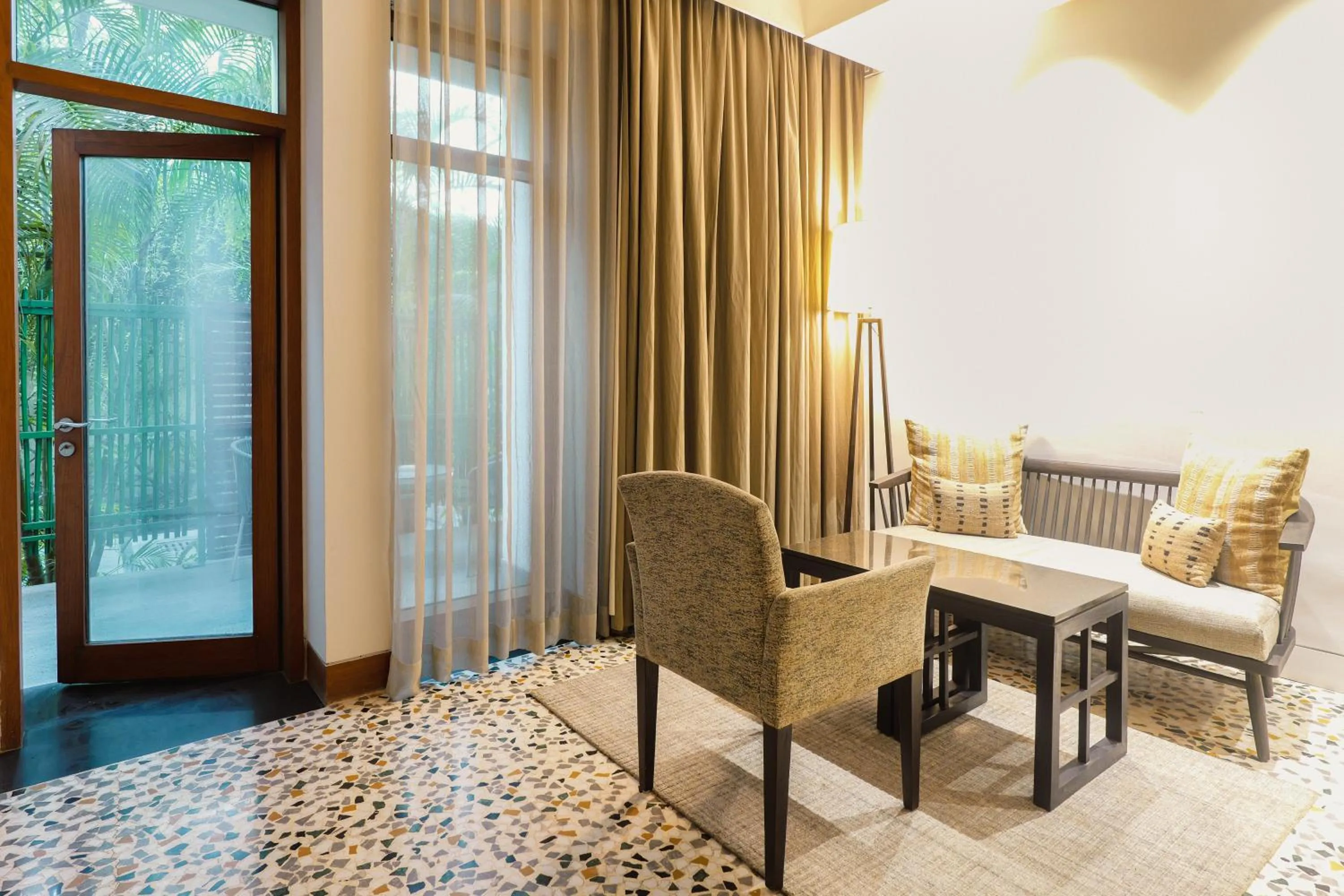 Seating area in The Manor - New Delhi