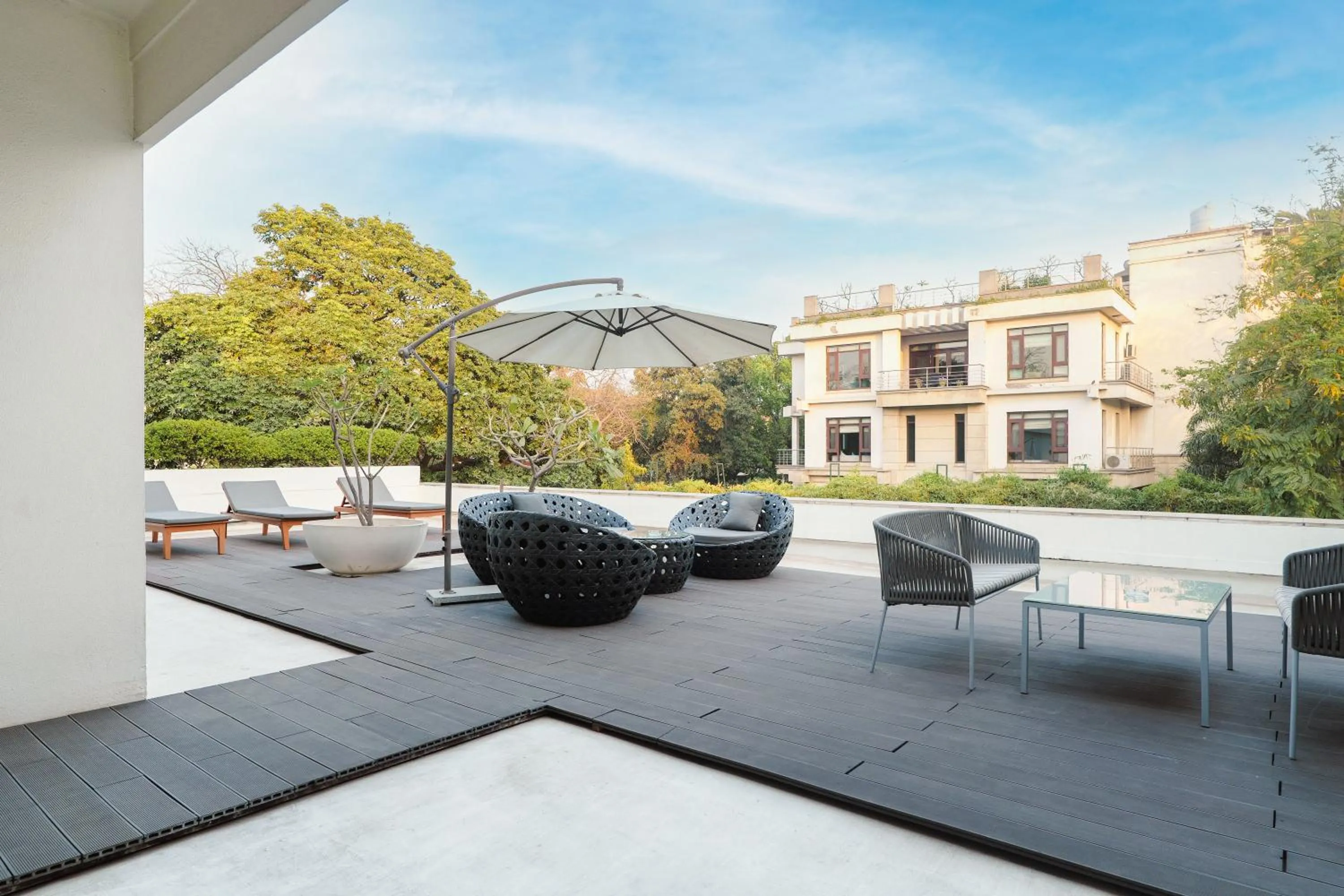 Balcony/Terrace in The Manor - New Delhi