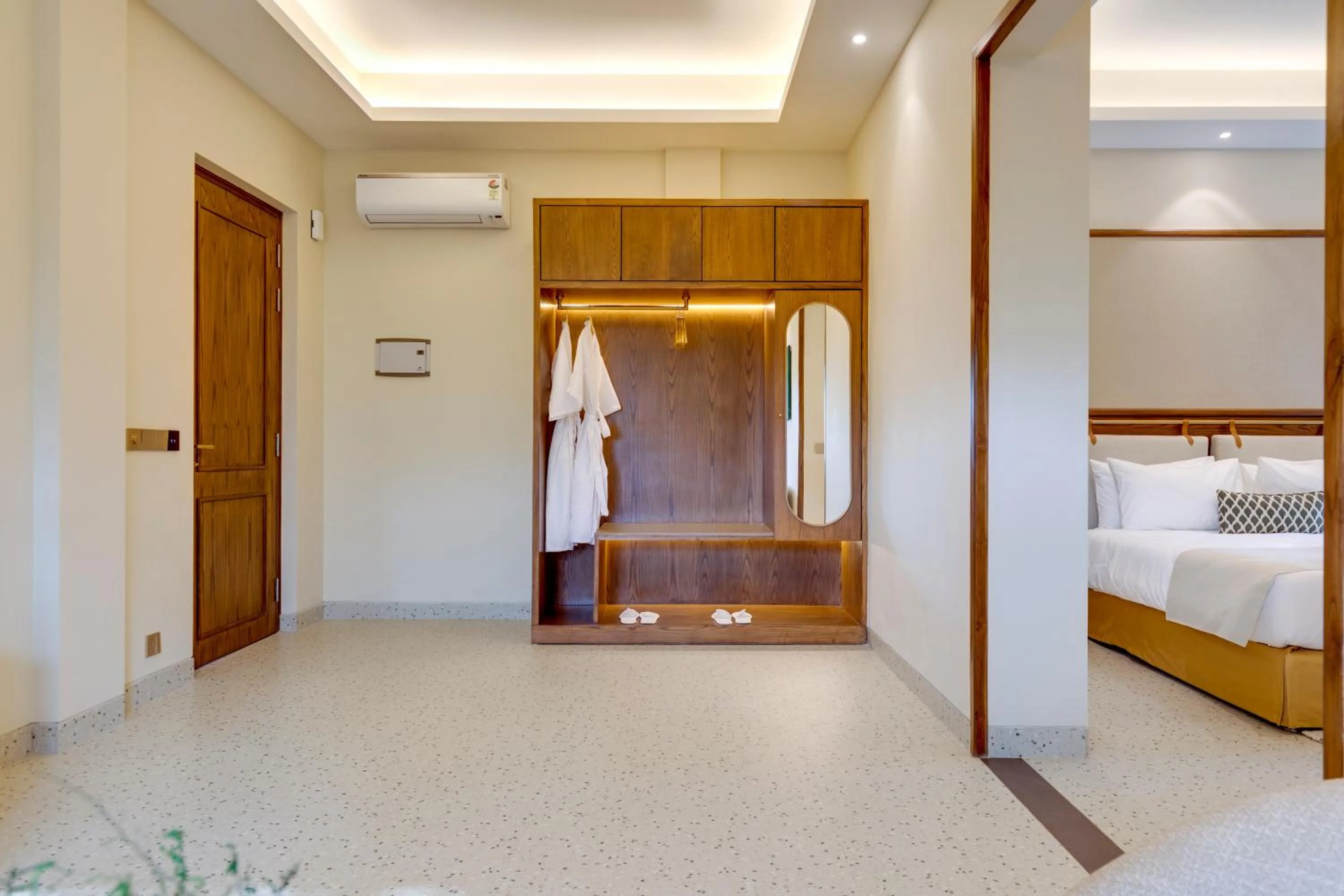 Bedroom, Bed in The Manor - New Delhi