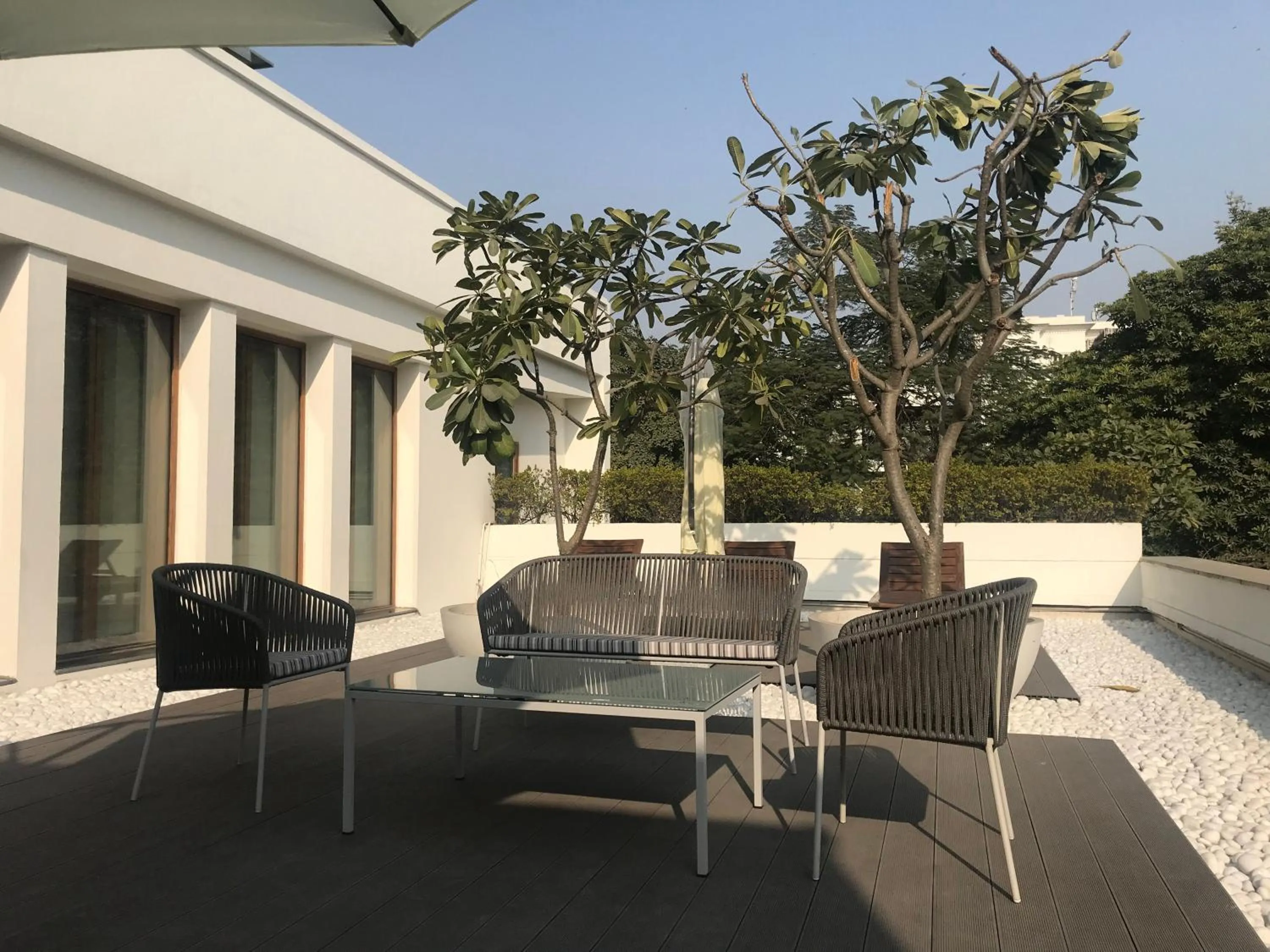 Seating area in The Manor - New Delhi