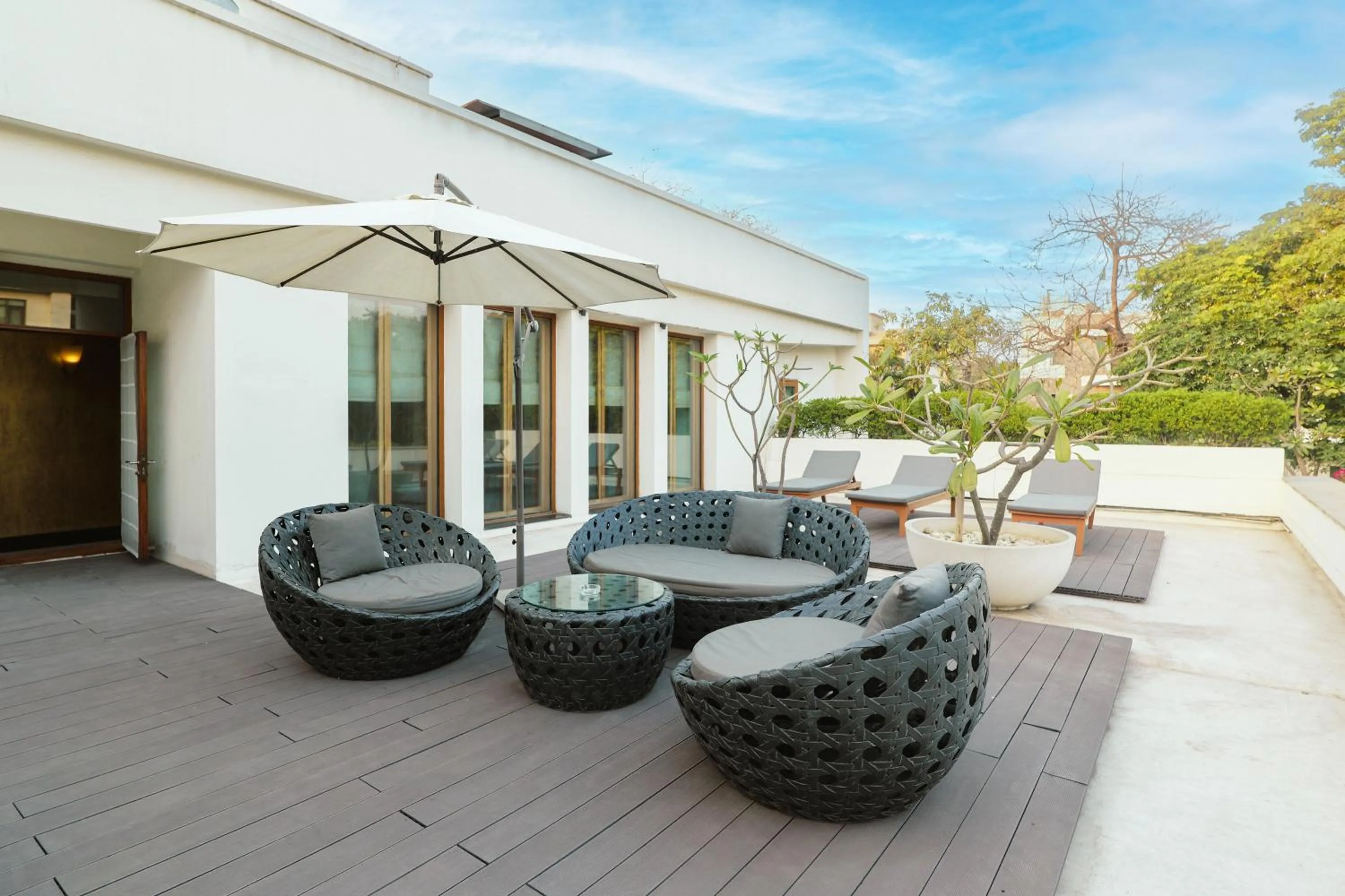 Balcony/Terrace in The Manor - New Delhi