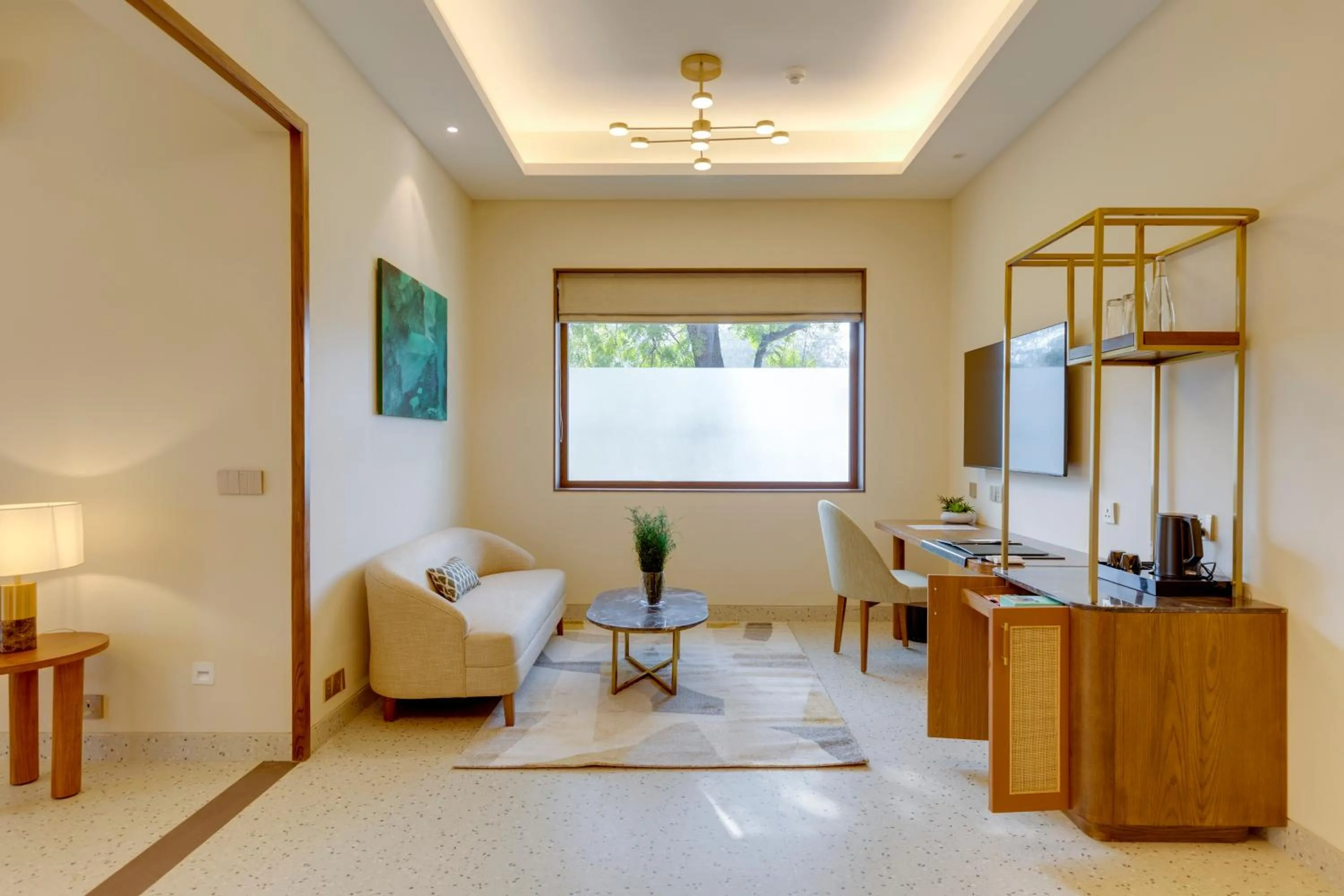 Seating area in The Manor - New Delhi