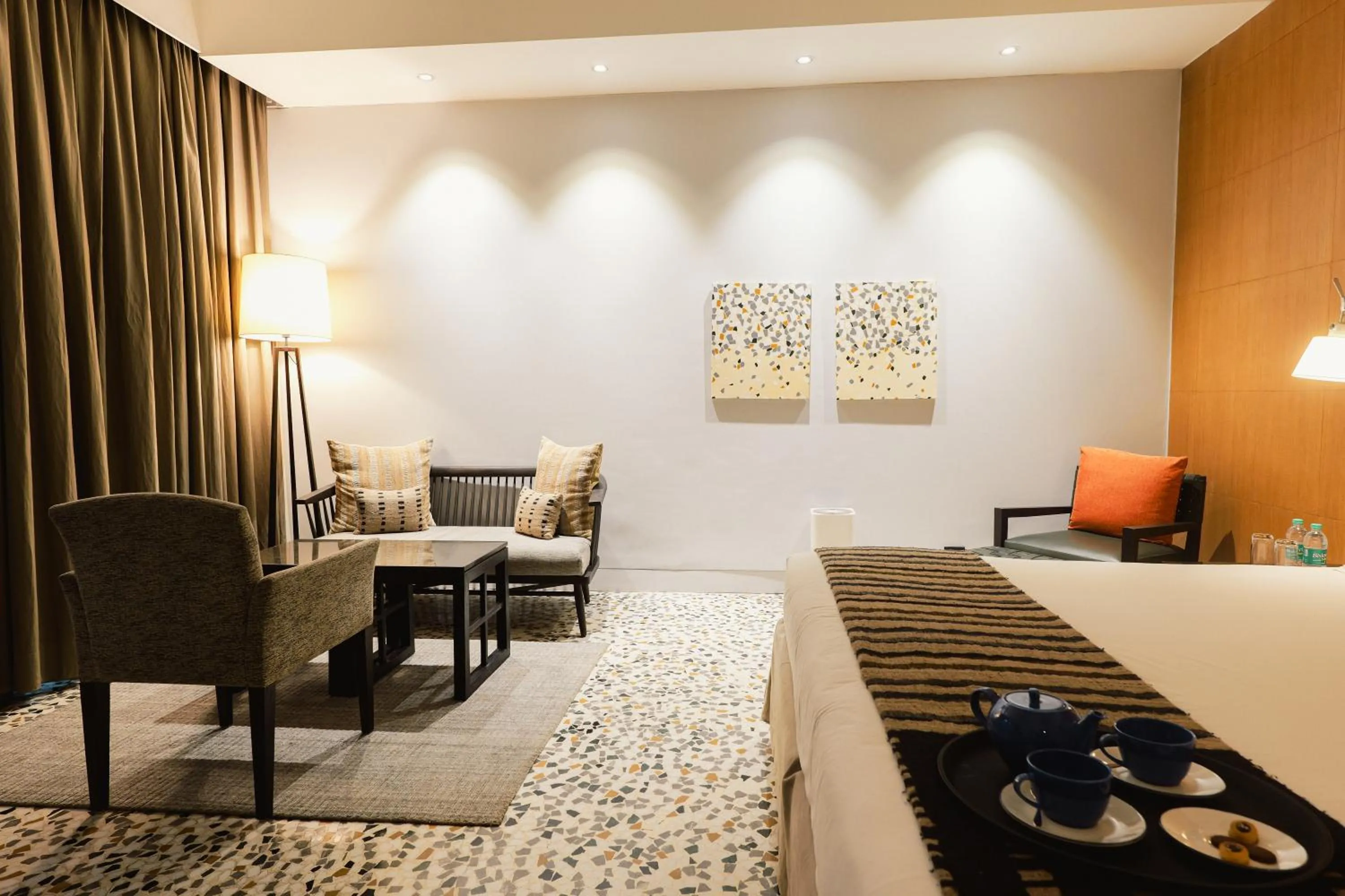 Seating area in The Manor - New Delhi