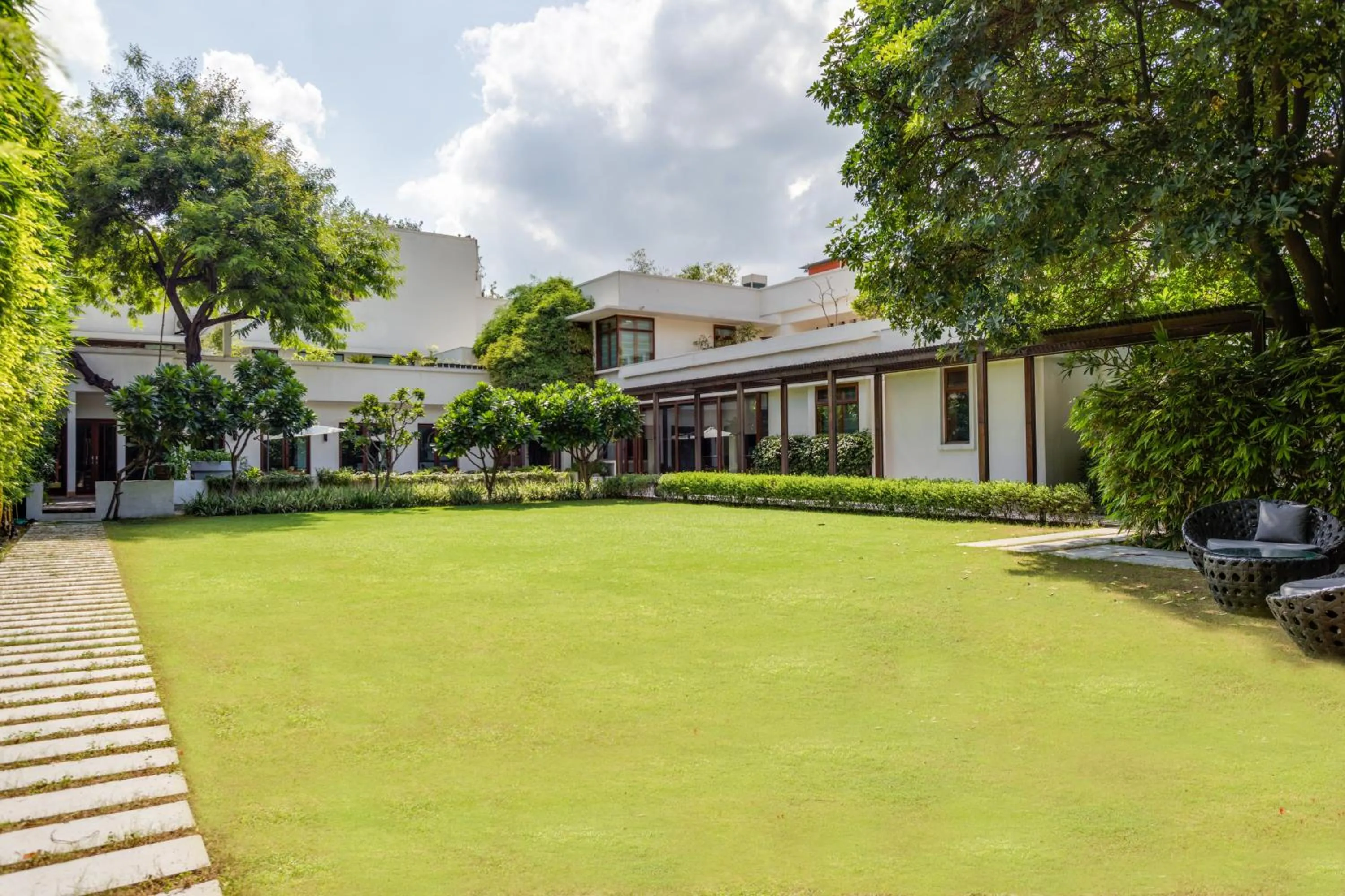 Natural landscape in The Manor - New Delhi