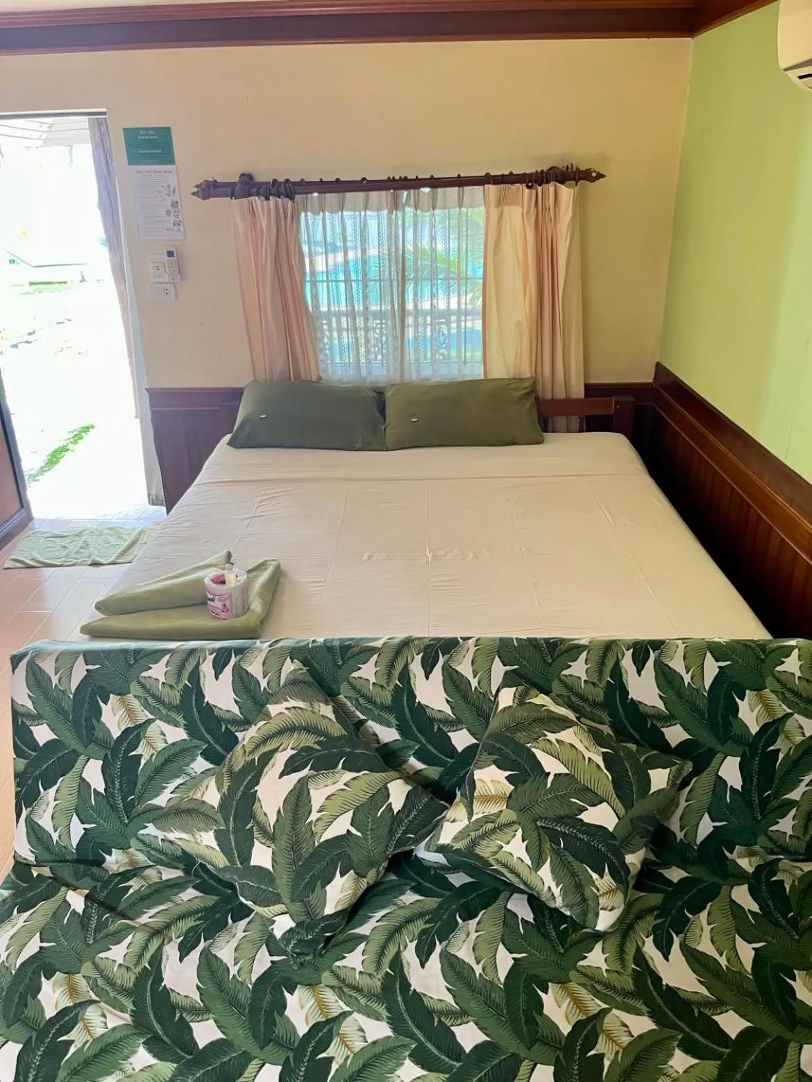 Bed in First Villa Beach Resort