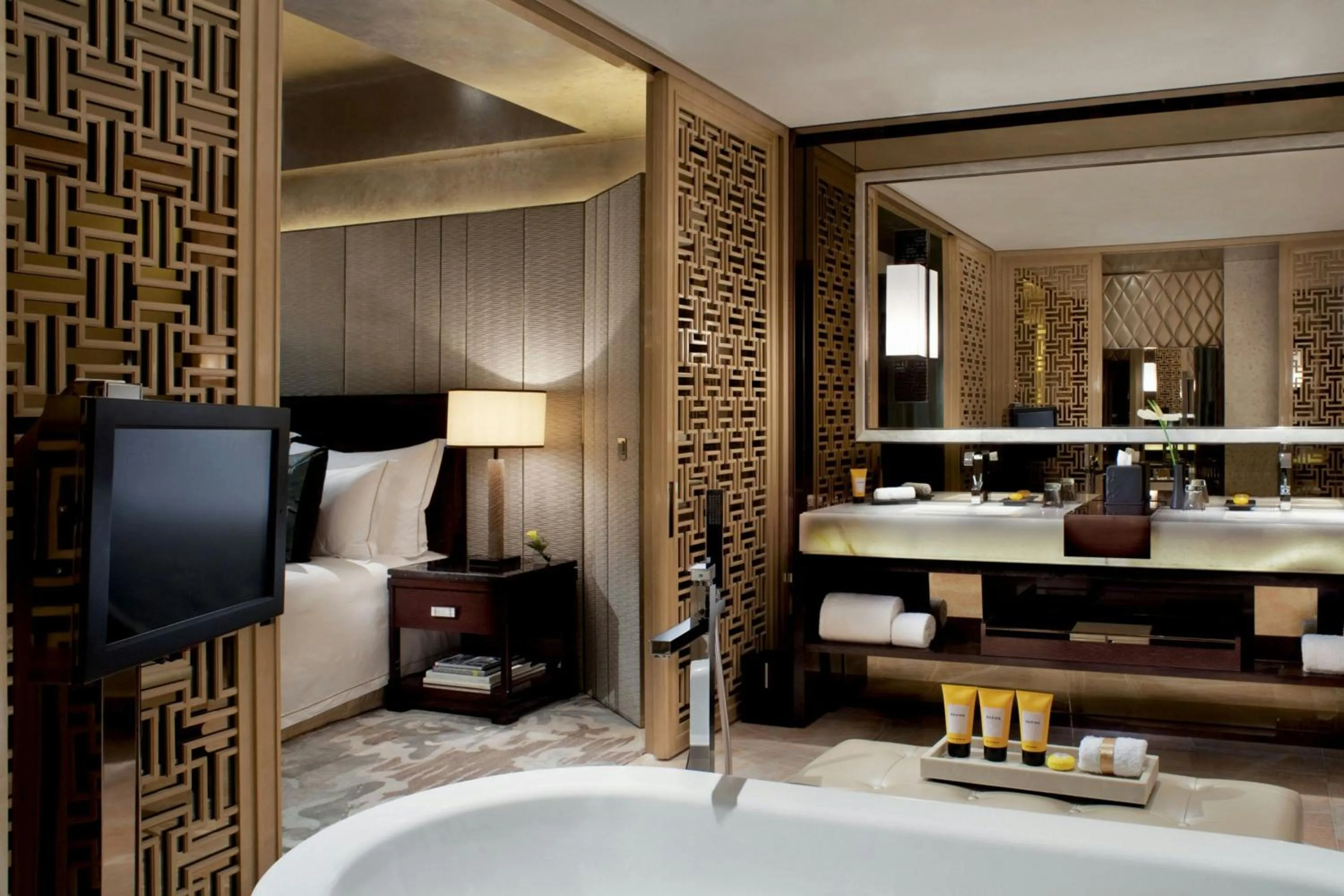 Bathroom in The Ritz-Carlton, Hong Kong