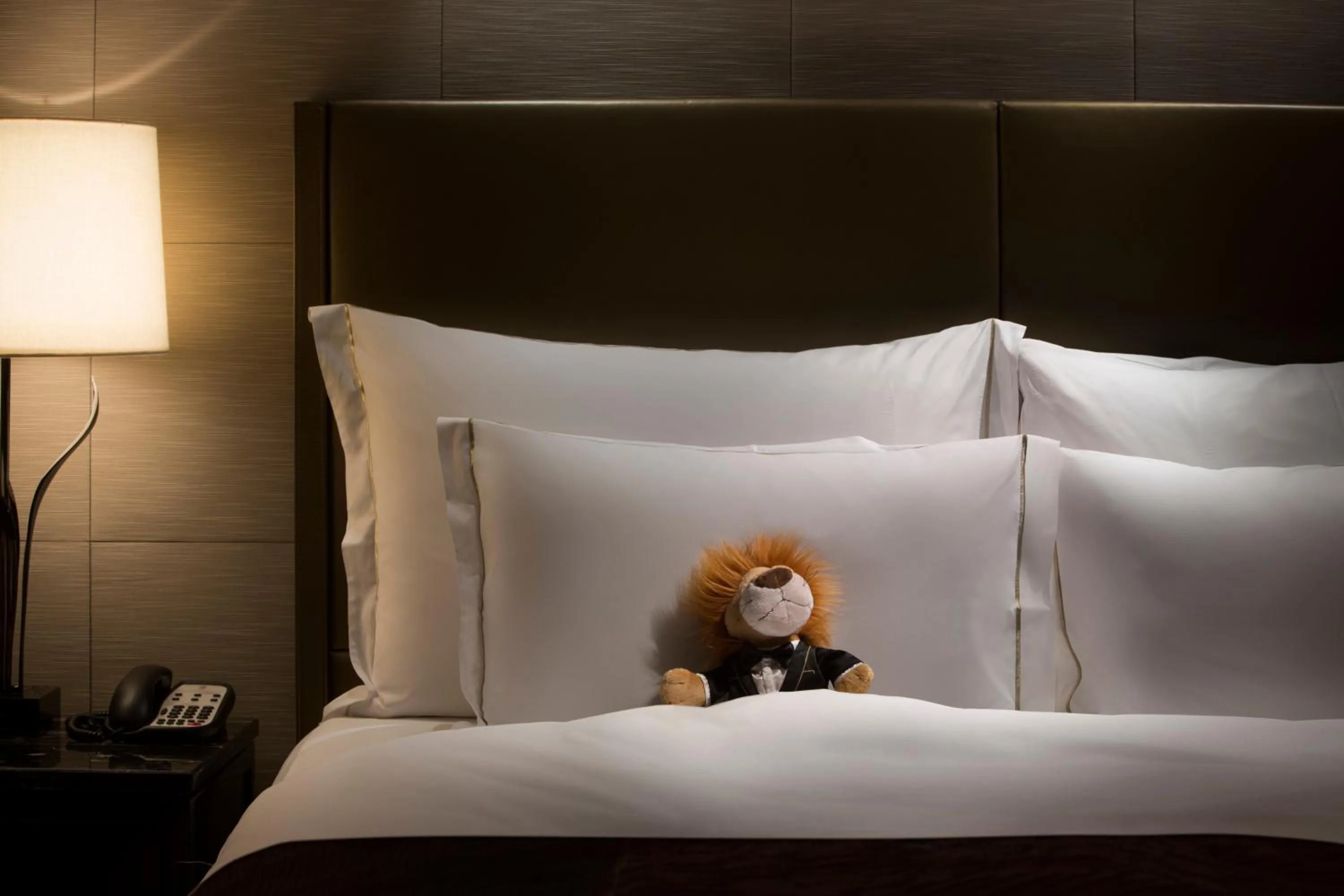 Bed in The Ritz-Carlton, Hong Kong