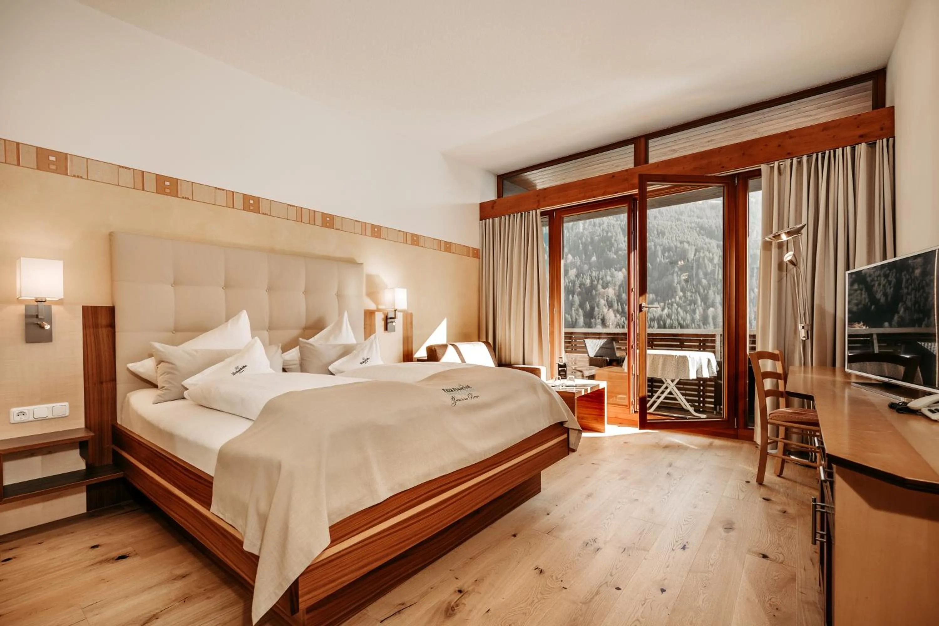 Bed in Hotel Birkenhöhe