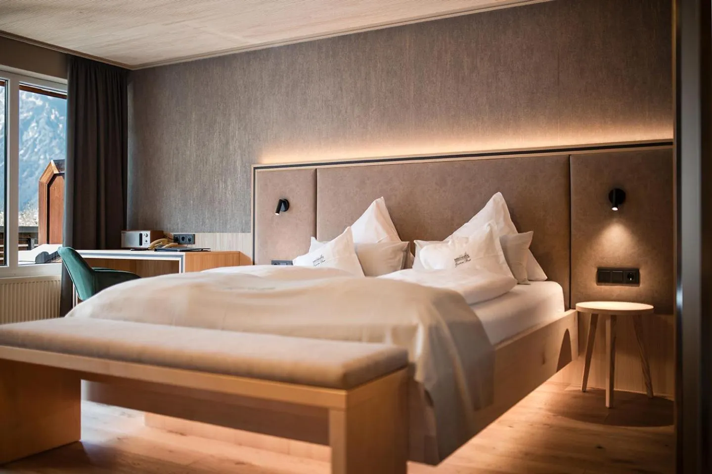 Bed in Hotel Birkenhöhe