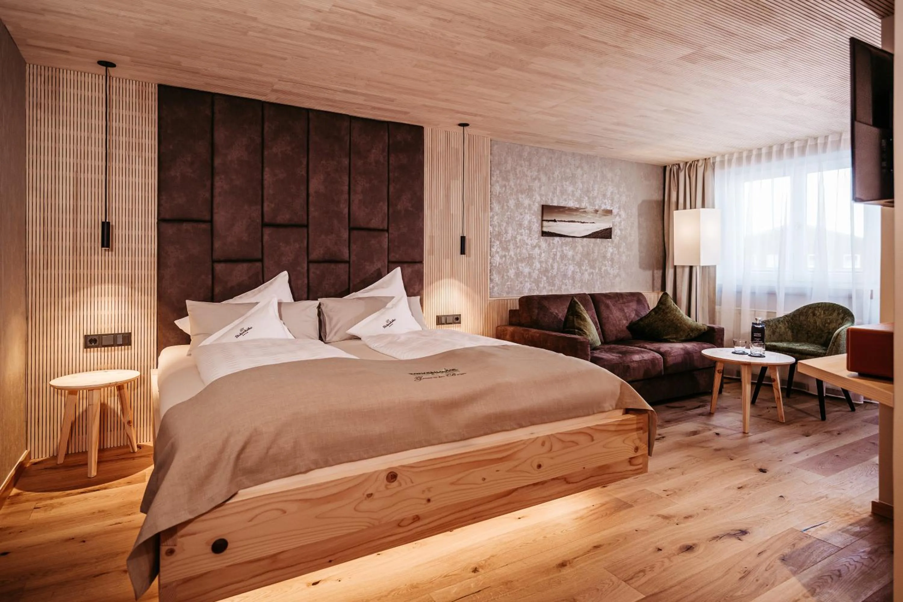 Bed in Hotel Birkenhöhe