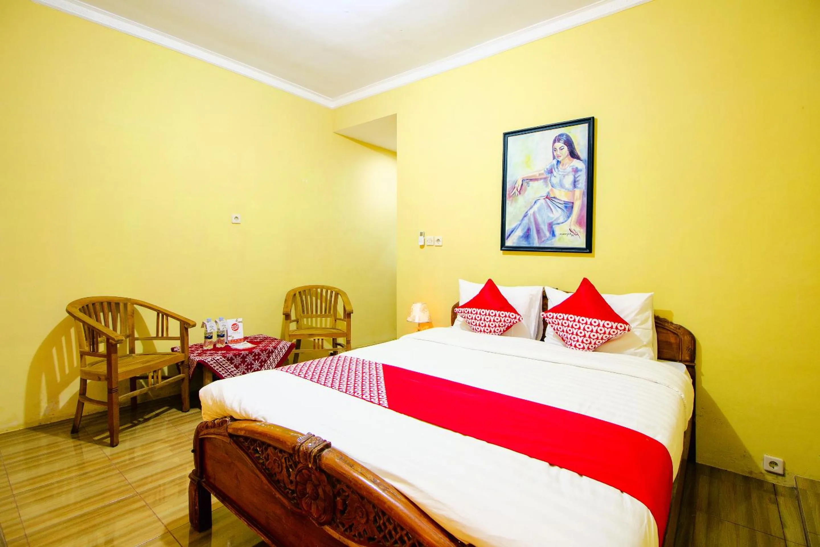 Bedroom in Hotel O Opak Village Bed & Breakfast