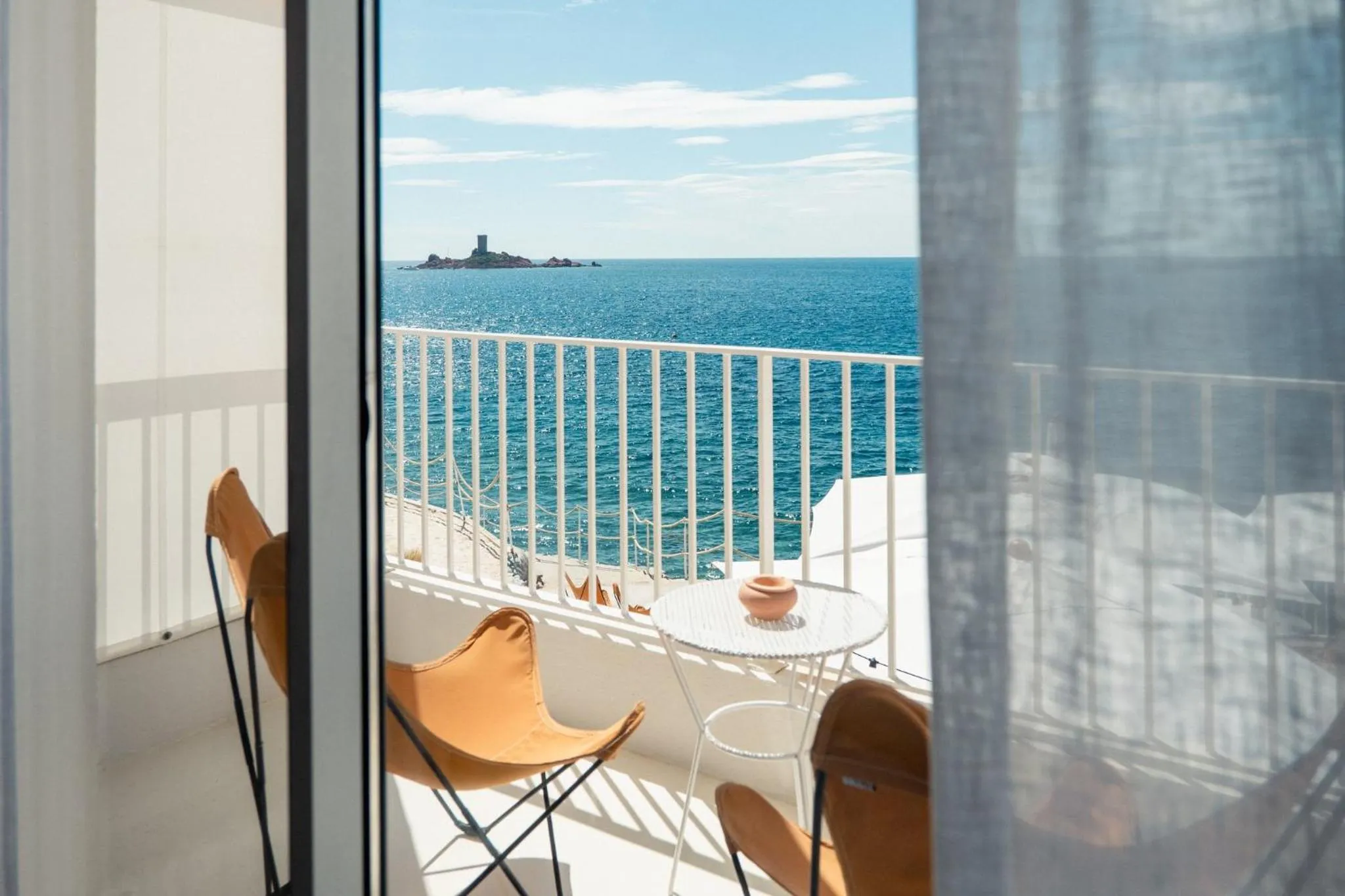 Bedroom in Les Roches Rouges, a Beaumier hotel