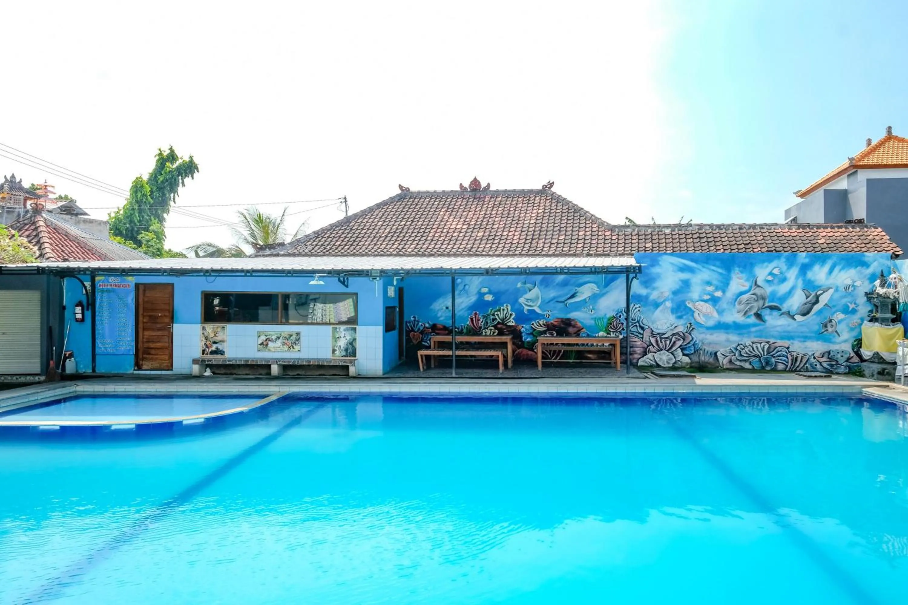 Swimming pool in RedDoorz Plus @ Singaraja