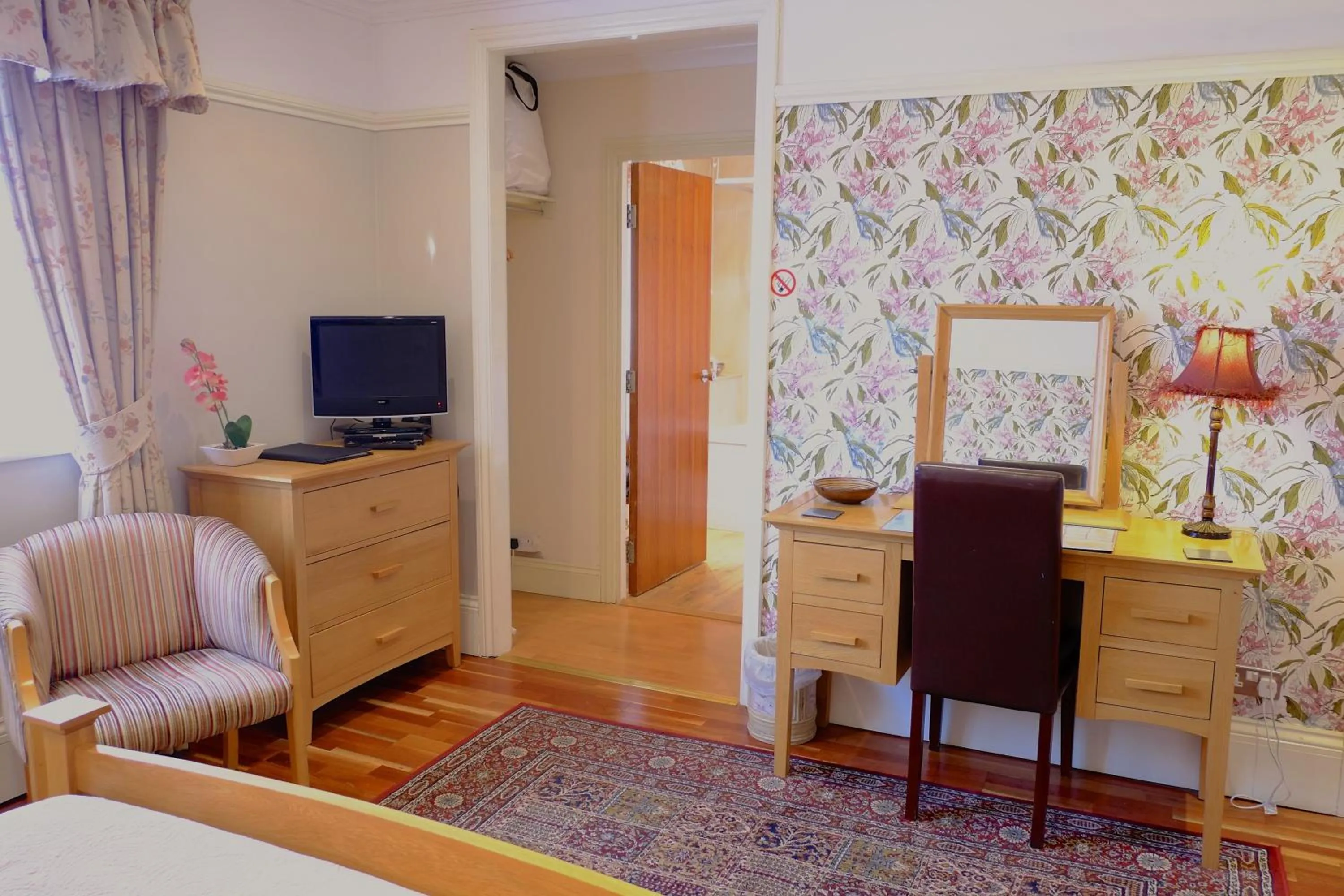 Decorative detail, Bed in Acorn Guest House in Hull