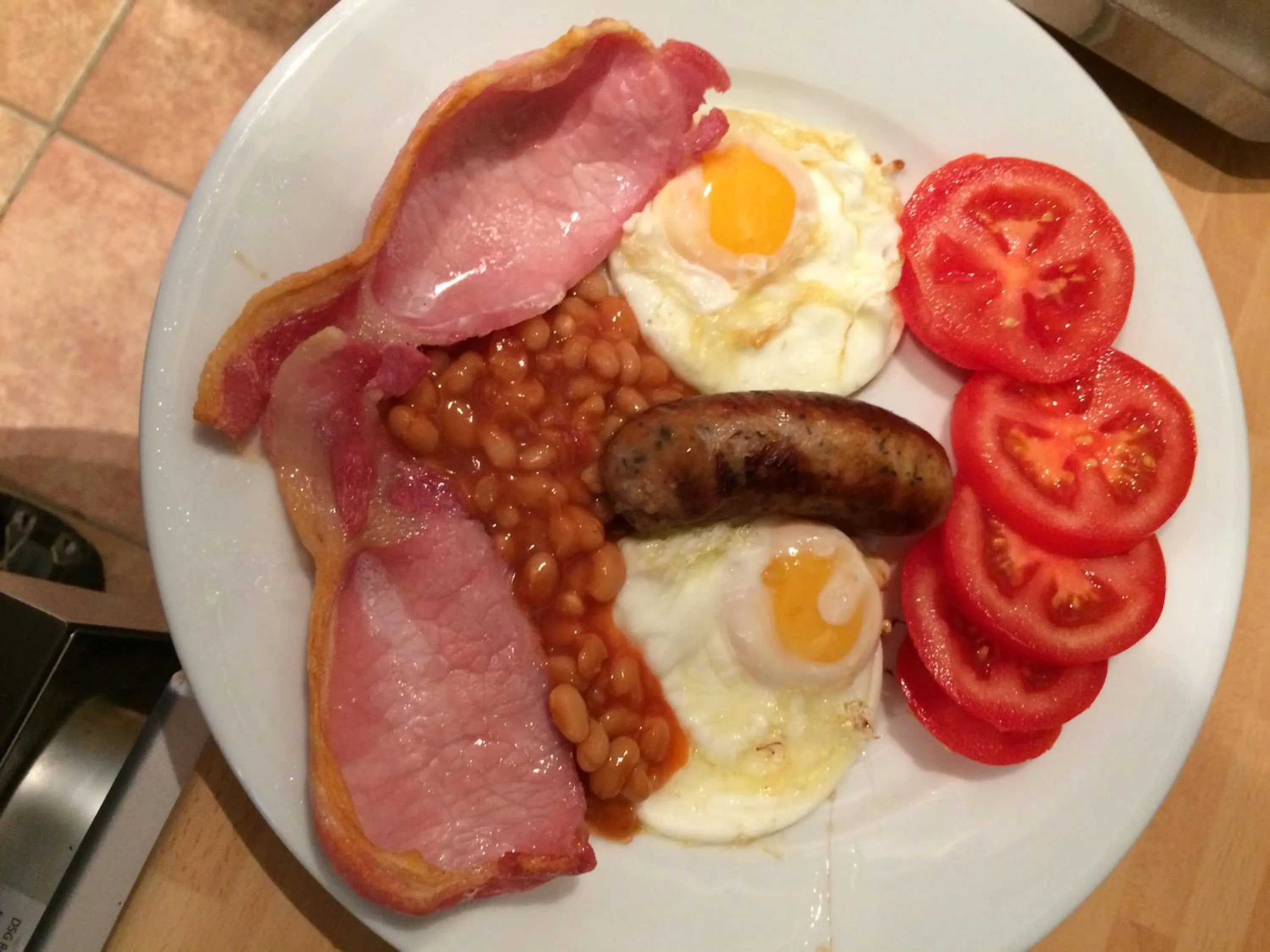 English/Irish breakfast in Acorn Guest House in Hull