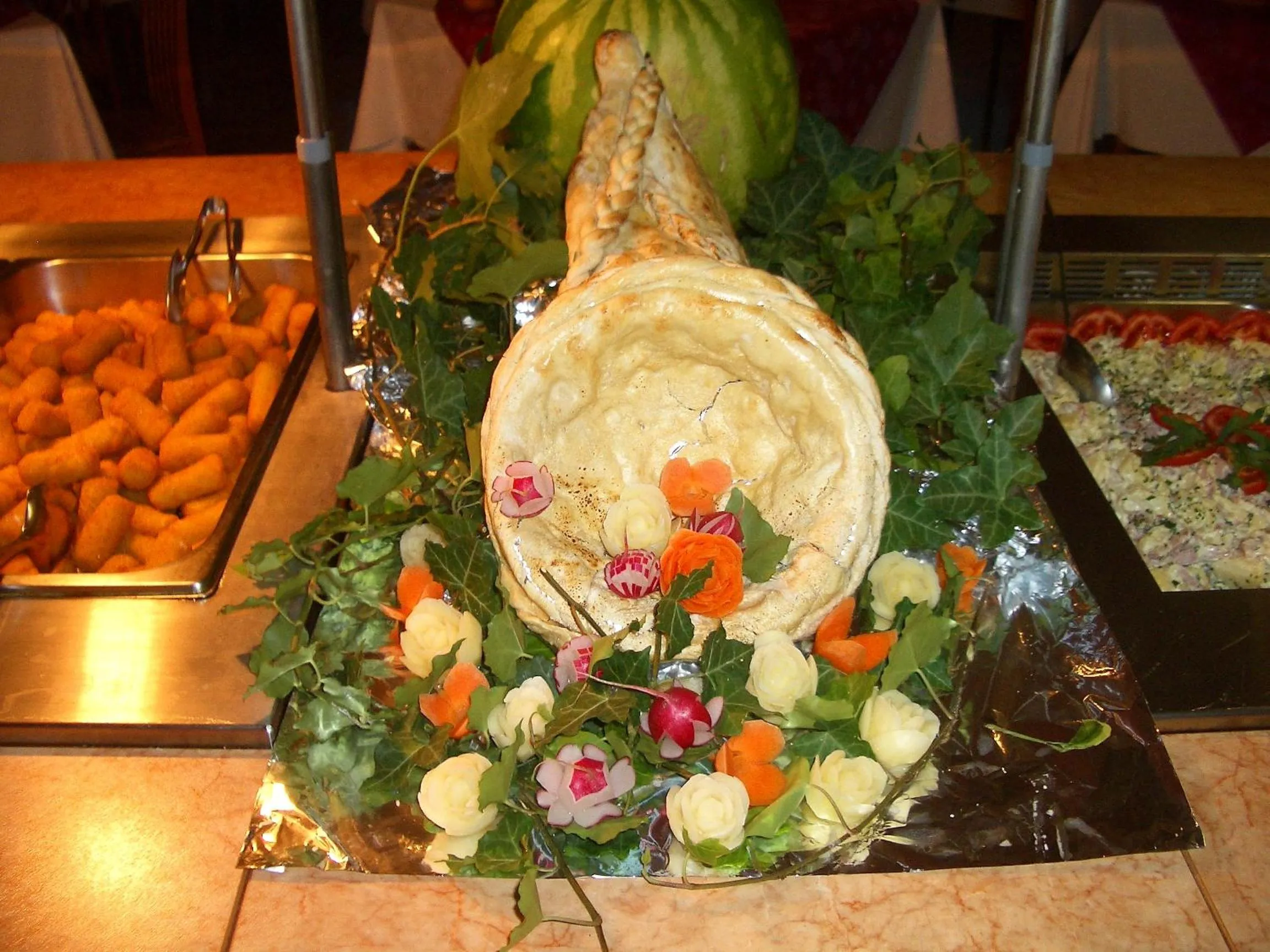 Food close-up in Hotel Amburgo