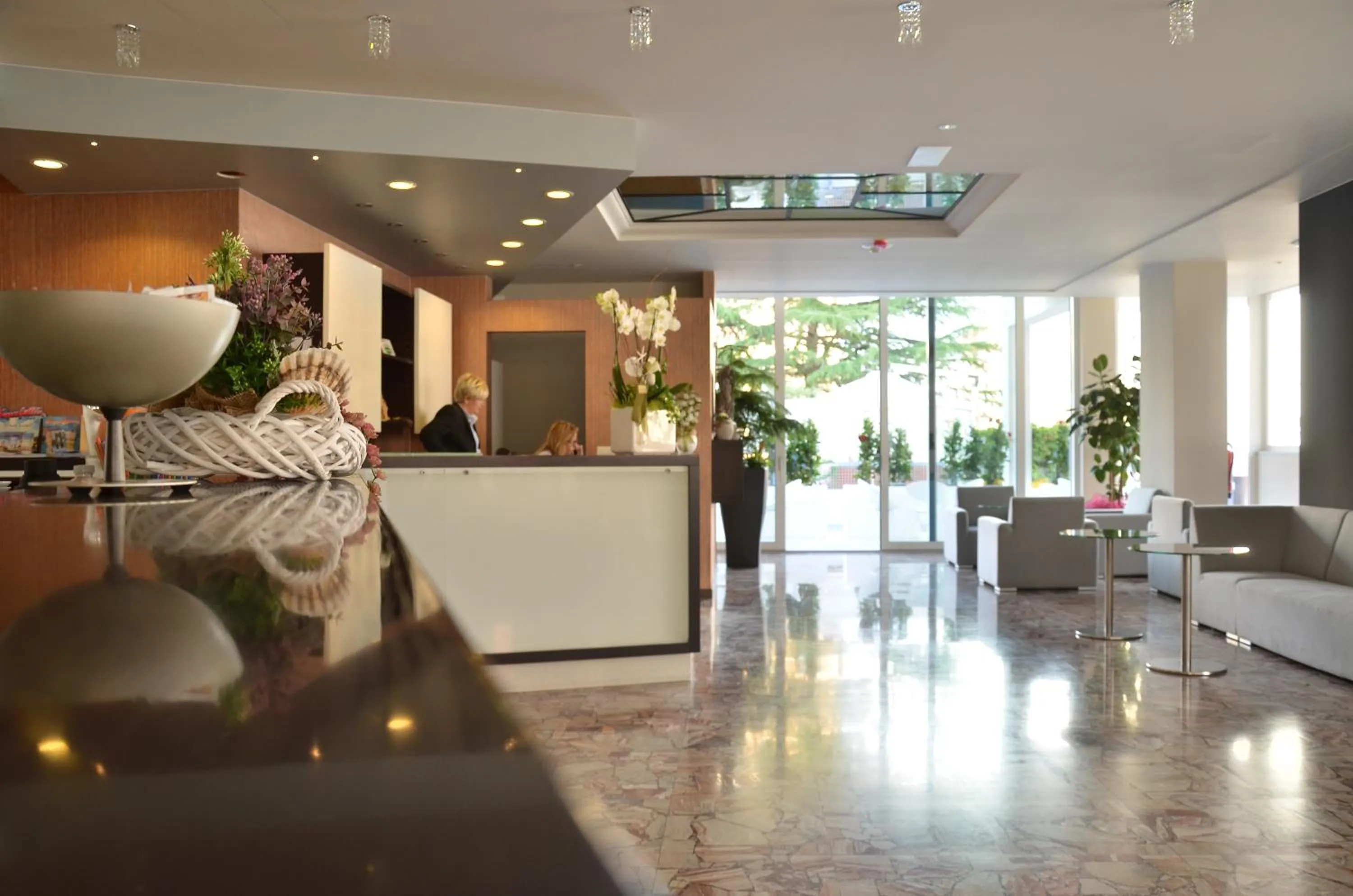 Lobby or reception in Hotel Amburgo